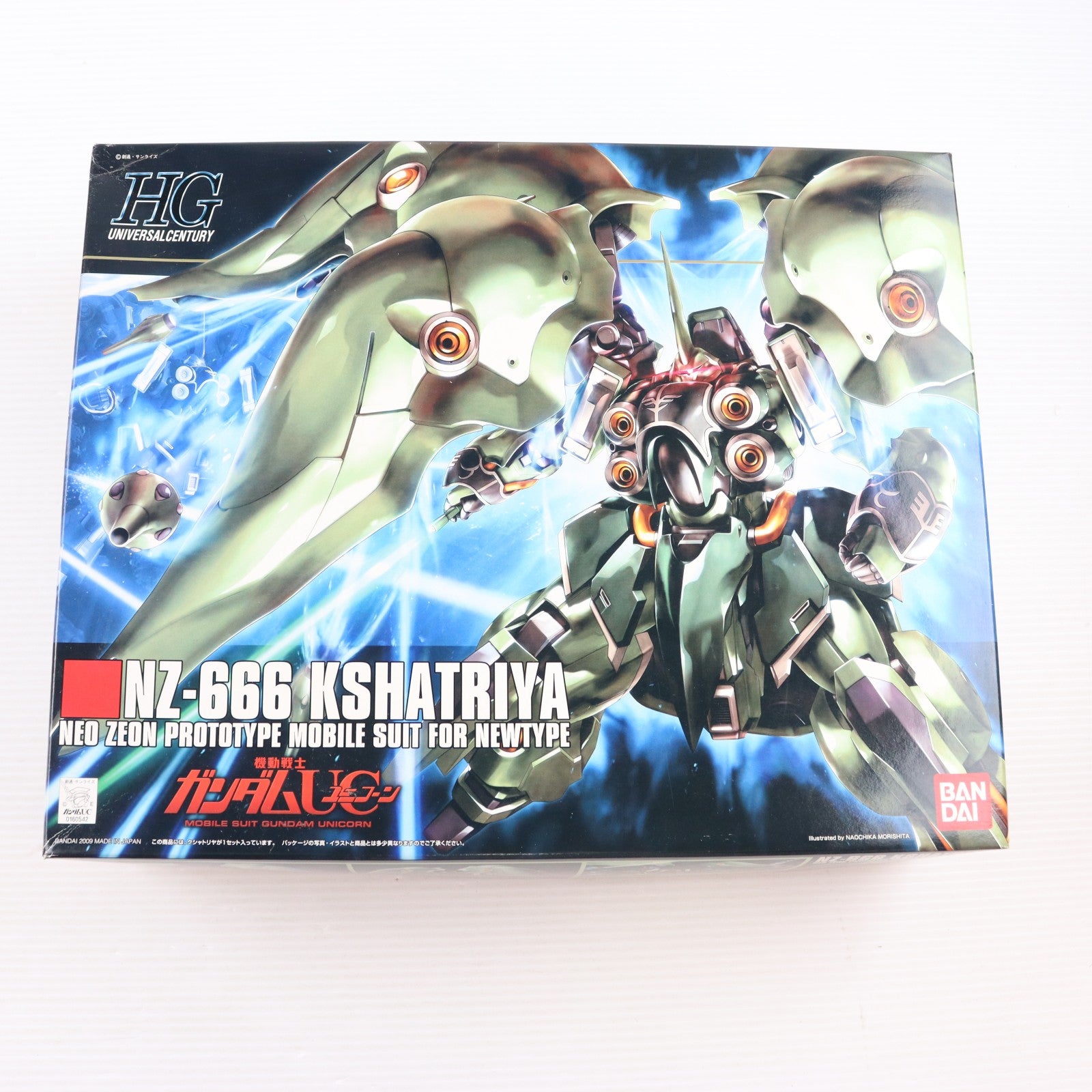 【中古即納】[PTM] HGUC 1/144 NZ-666 クシャトリヤ 機動戦士ガンダムUC(ユニコーン) プラモデル(0160542) バンダイ(20170610)
