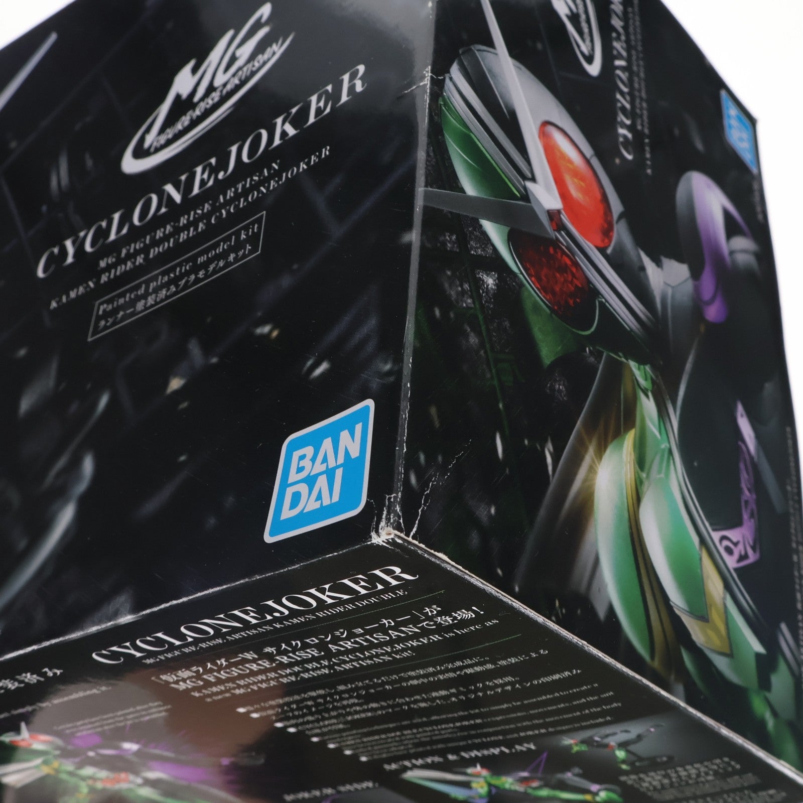 【中古即納】[PTM] プレミアムバンダイ限定 MG FIGURE-RISE ARTISAN(フィギュアライズ アルチザン) 1/8 仮面ライダーW(ダブル) サイクロンジョーカー プラモデル(5061408) バンダイスピリッツ(20210731)
