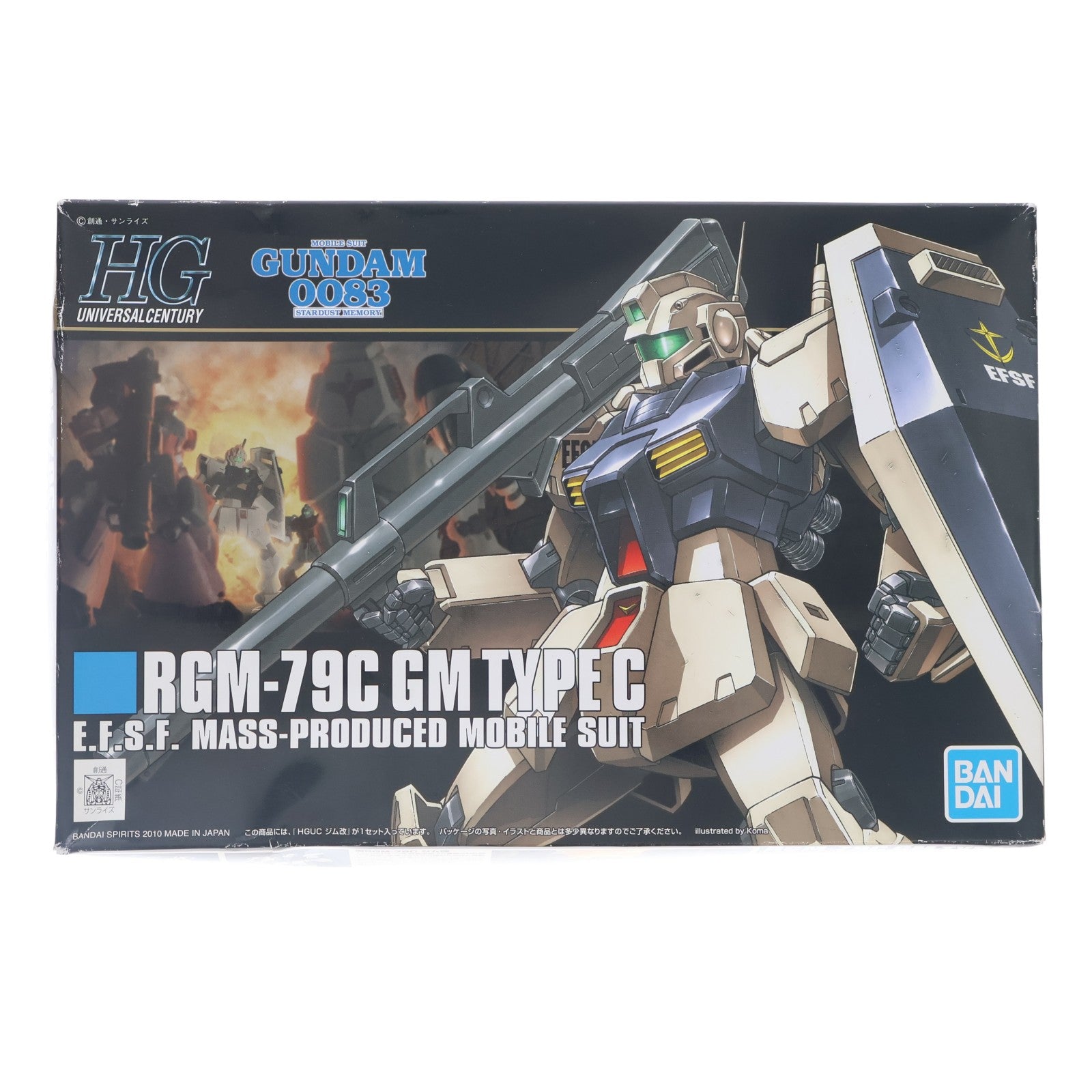 【中古即納】[PTM] (再販) HGUC 1/144 RGM-79C ジム改 機動戦士ガンダム0083 STARDUST MEMORY(スターダストメモリー) プラモデル(5059163) バンダイスピリッツ(20250827)