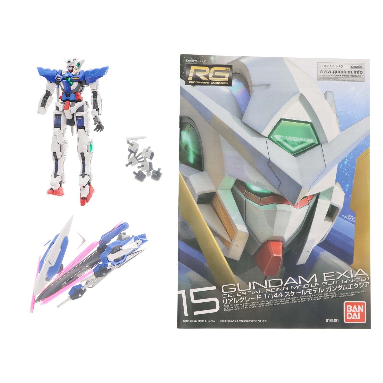 【中古即納】[PTM] (再販) RG 1/144 GN-001 ガンダムエクシア 機動戦士ガンダム00(ダブルオー) プラモデル(5061600) バンダイスピリッツ(20260318)