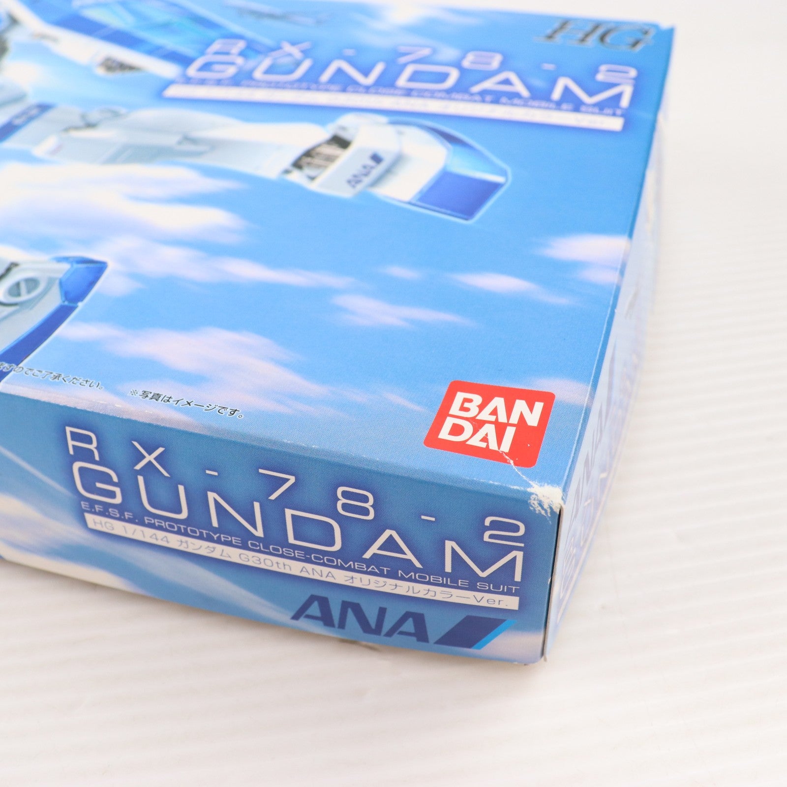 【中古即納】[PTM] HG 1/144 RX-78-2 ガンダム G30th ANAオリジナルカラーVer. 機動戦士ガンダム プラモデル ANA×ガンダム SKYプロジェクト搭乗者限定 バンダイ(20100701)