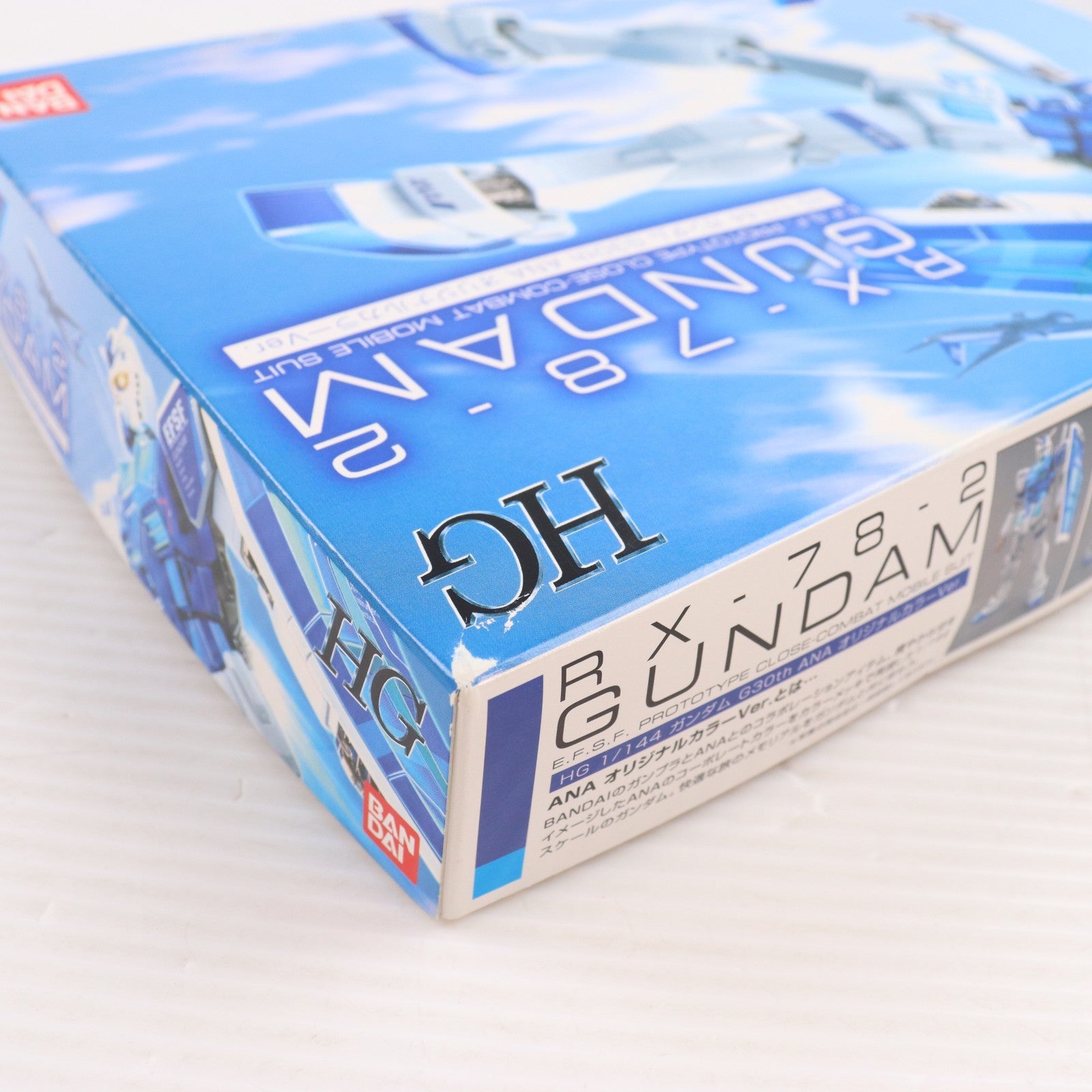 【中古即納】[PTM] HG 1/144 RX-78-2 ガンダム G30th ANAオリジナルカラーVer. 機動戦士ガンダム プラモデル ANA×ガンダム SKYプロジェクト搭乗者限定 バンダイ(20100701)