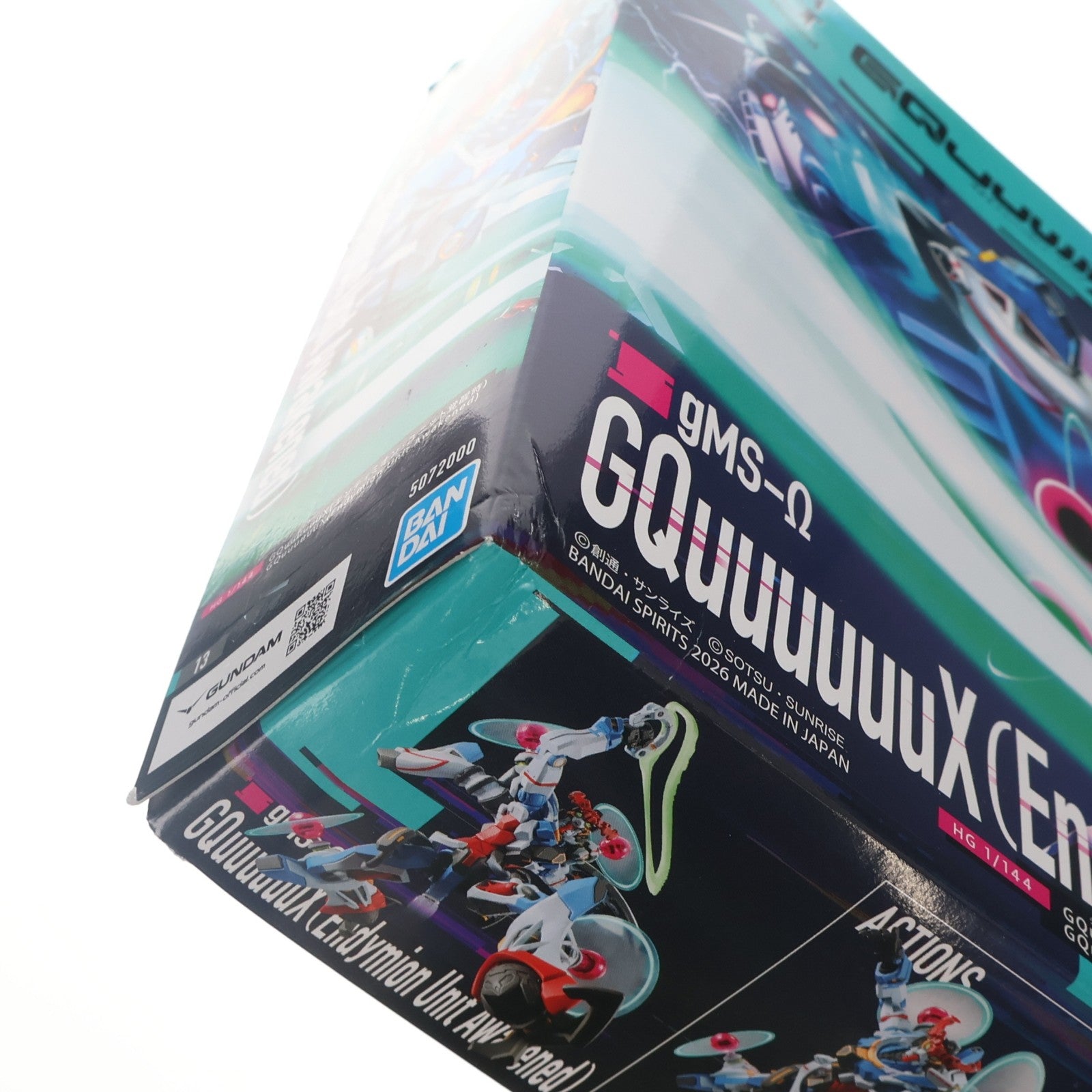 【中古即納】[PTM] (再販) HG 1/144 GQuuuuuuX(エンディミオン・ユニット覚醒時) 機動戦士Gundam GQuuuuuuX(ガンダム ジークアクス) プラモデル(5072000) バンダイスピリッツ(20260318)