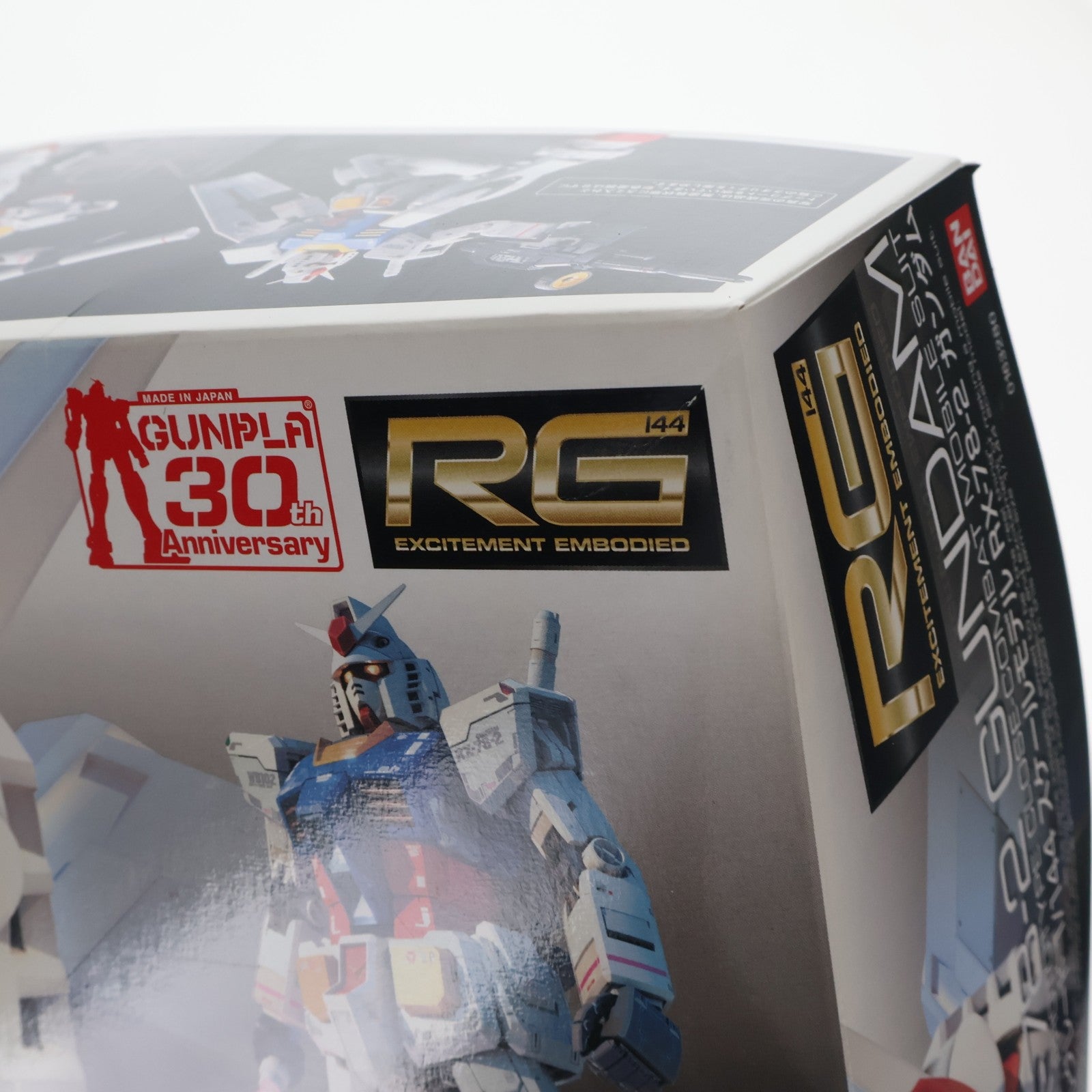 【中古即納】[PTM] (「ガンプラ30th」ロゴ有り) RG 1/144 RX-78-2 ガンダム 機動戦士ガンダム プラモデル バンダイ(20100724)