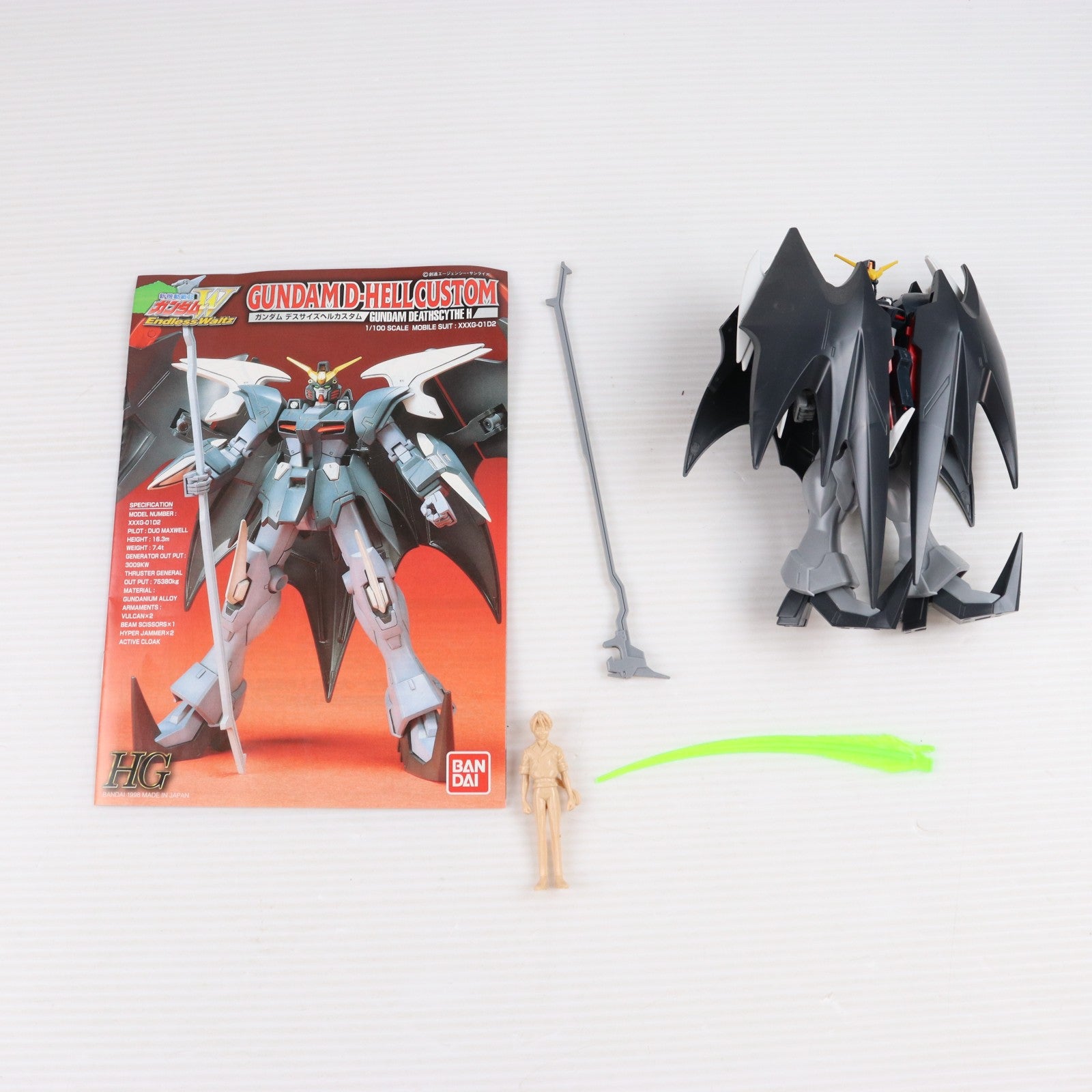 【中古即納】[PTM] HG 1/100 XXXG-01D2 ガンダムデスサイズヘルカスタム 新機動戦記ガンダムW Endless Waltz(ウイング エンドレスワルツ) プラモデル(0059769) バンダイ(20171028)