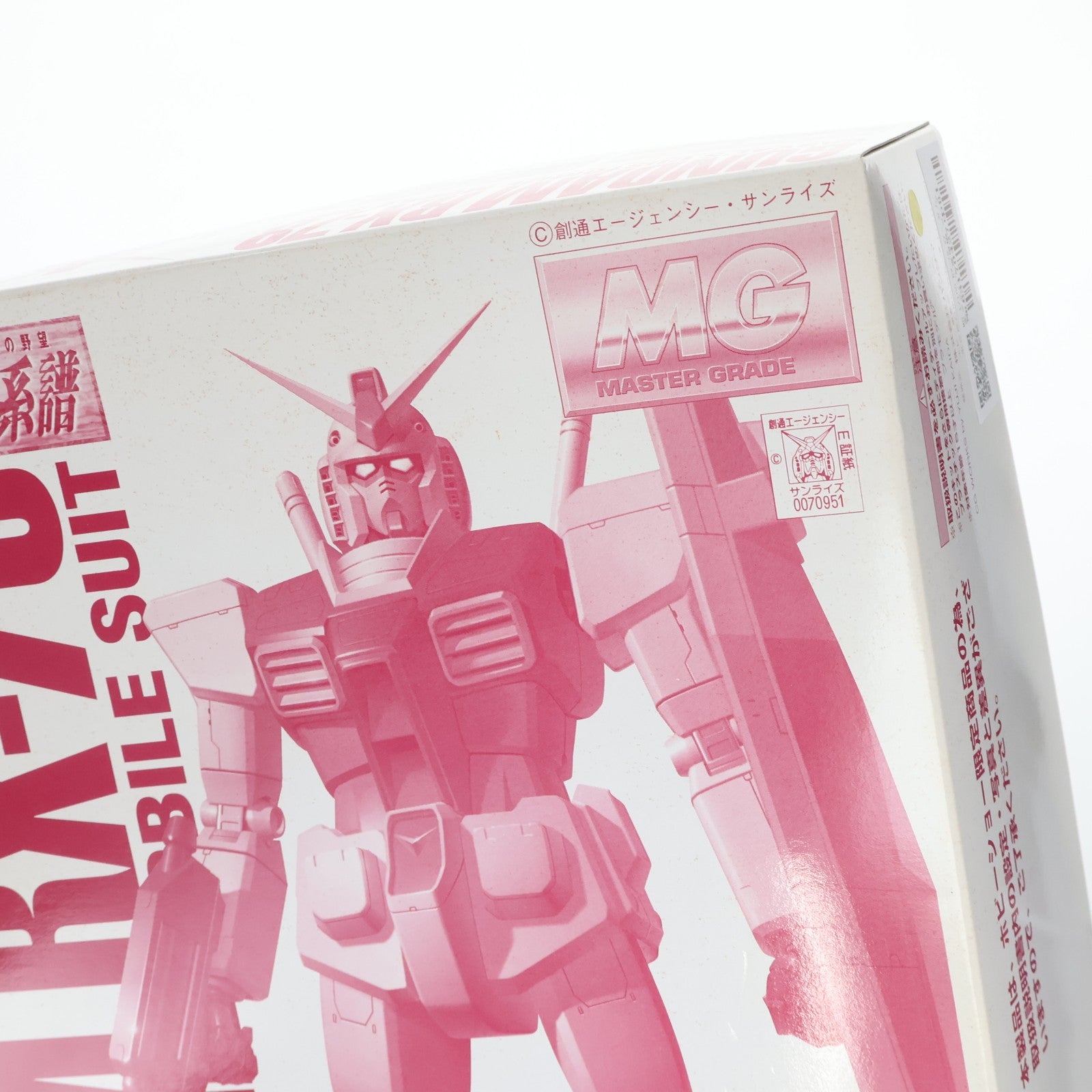 【中古即納】[PTM] MG 1/100 RX-78 ガンダム キャスバル専用機 コーティングバージョン 機動戦士ガンダム ギレンの野望 ジオンの系譜 プラモデル 第39回全日本模型ホビーショー限定 バンダイ(19991009)