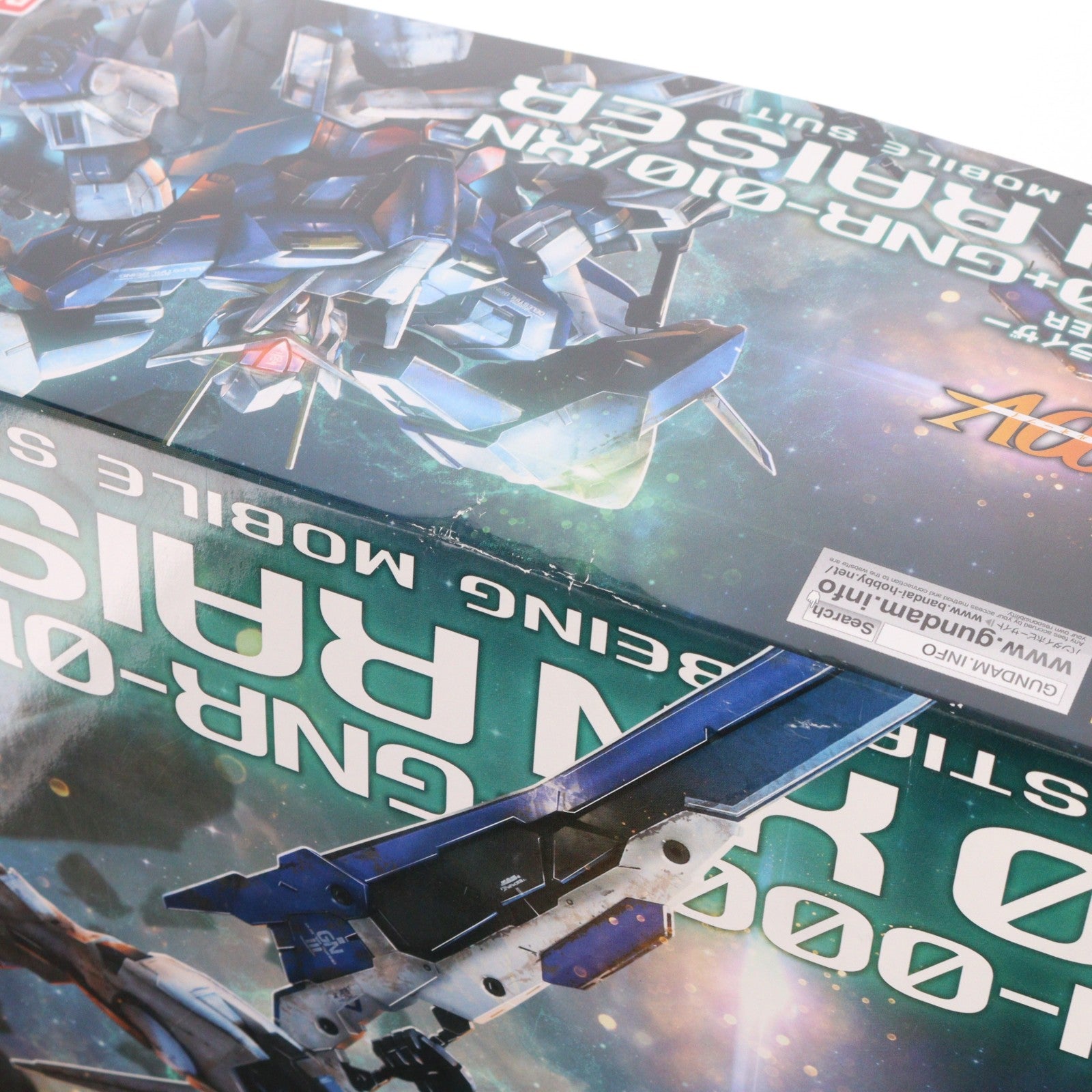 【中古即納】[PTM] プレミアムバンダイ限定 MG 1/100 GN-0000+GNR-010/XN ダブルオーザンライザー 機動戦士ガンダム00V(ダブルオーブイ) プラモデル(0218506) バンダイ(20170731)