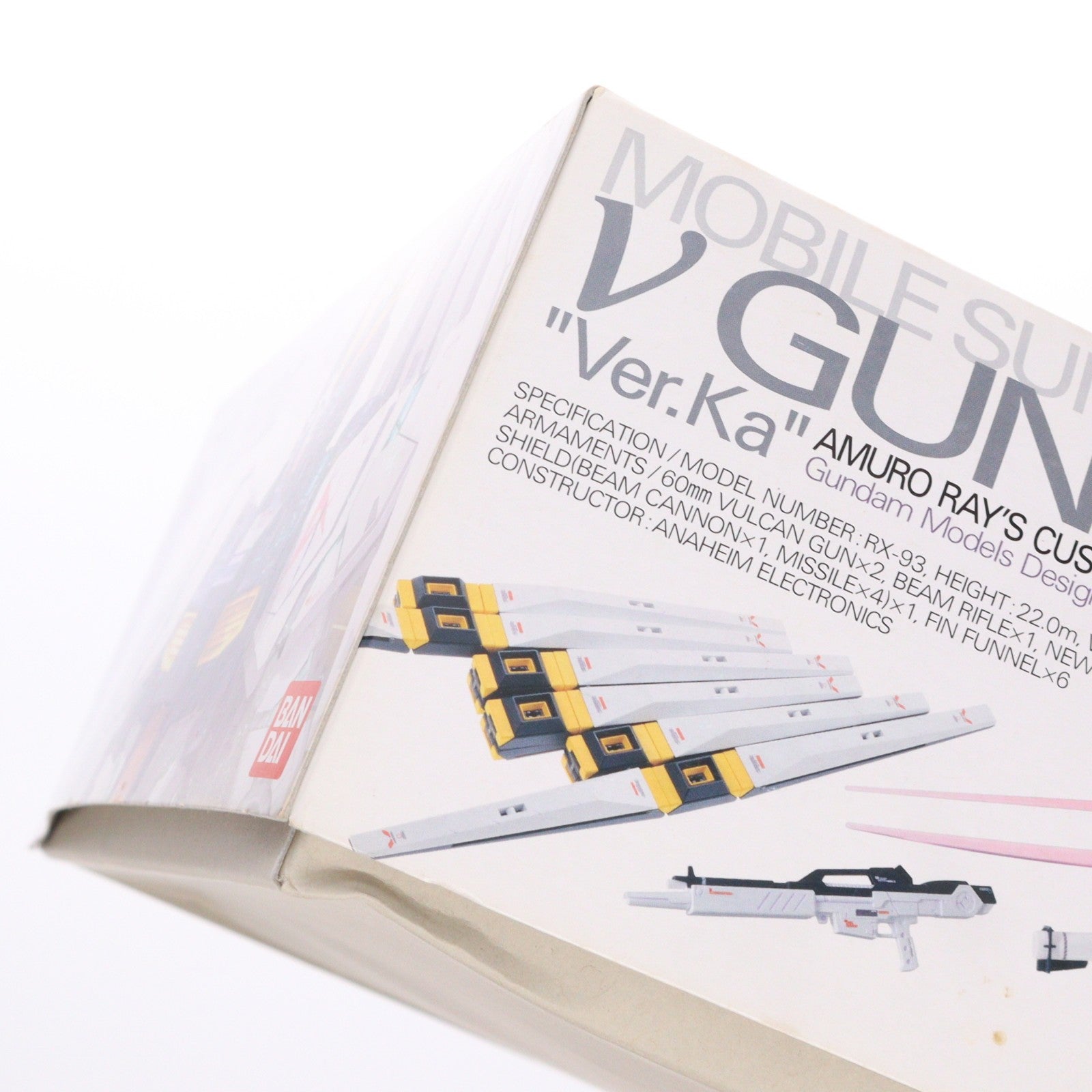 【中古即納】[PTM] プレミアムデカール無し MG 1/100 RX-93 νガンダム Ver.Ka 機動戦士ガンダム 逆襲のシャア プラモデル(0178604) バンダイ(20180321)