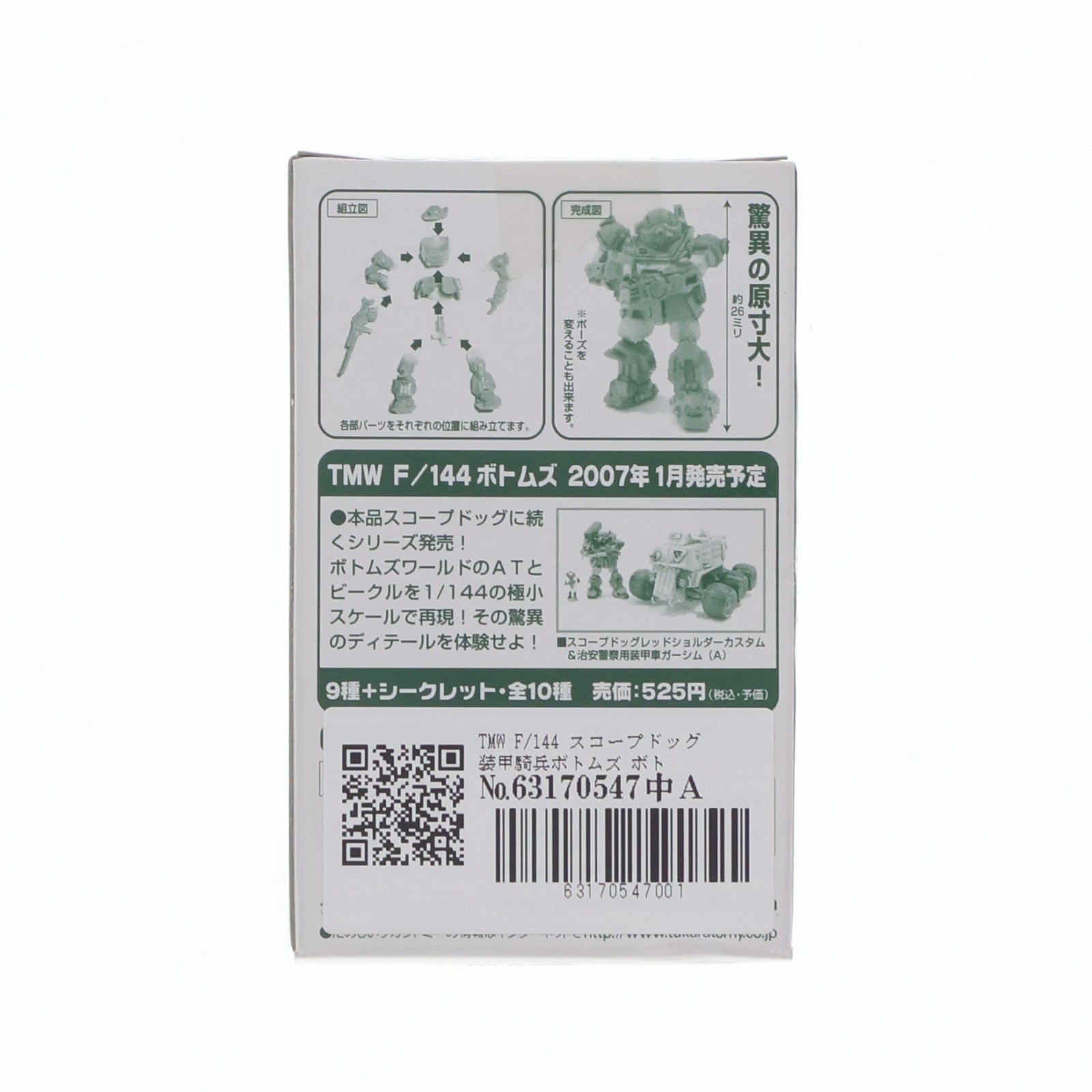 【中古即納】[PTM] TMW F/144 スコープドッグ 装甲騎兵ボトムズ ボトムズフェア2 キャンペーン プラモデル タカラ(20000101)