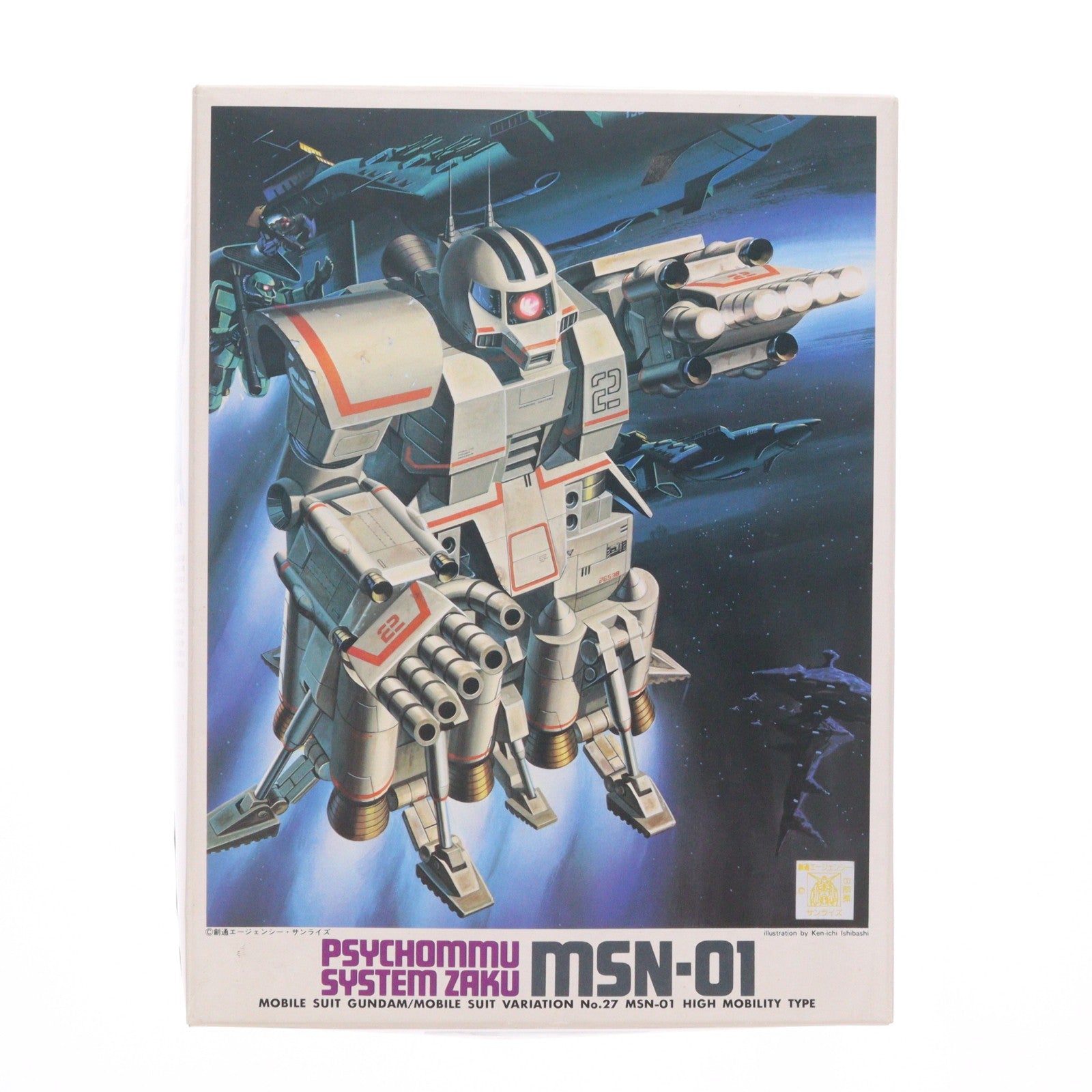 【中古即納】[PTM] 1/144 MSN-01 高速機動型ザク 機動戦士ガンダム MSV プラモデル バンダイ(19840531)