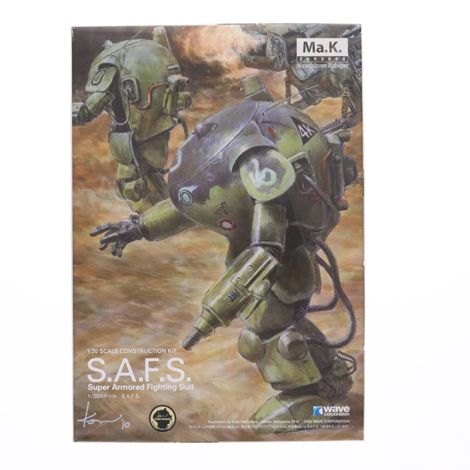 【中古即納】[PTM] 1/20 S.A.F.S.(スーパーAFS) マシーネンクリーガー プラモデル(MK-012) ウェーブ(WAVE)(20110629)
