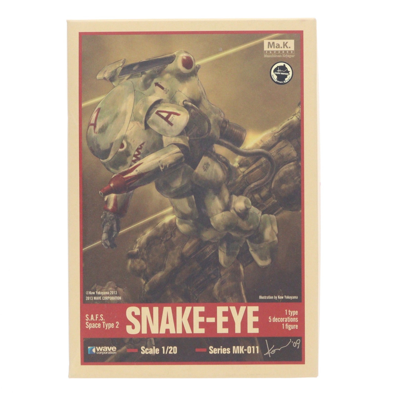 【中古即納】[PTM] 1/20 スネーク アイ(SNAKE-EYE) マシーネンクリーガー プラモデル(MK-011) ウェーブ(WAVE)(20130801)