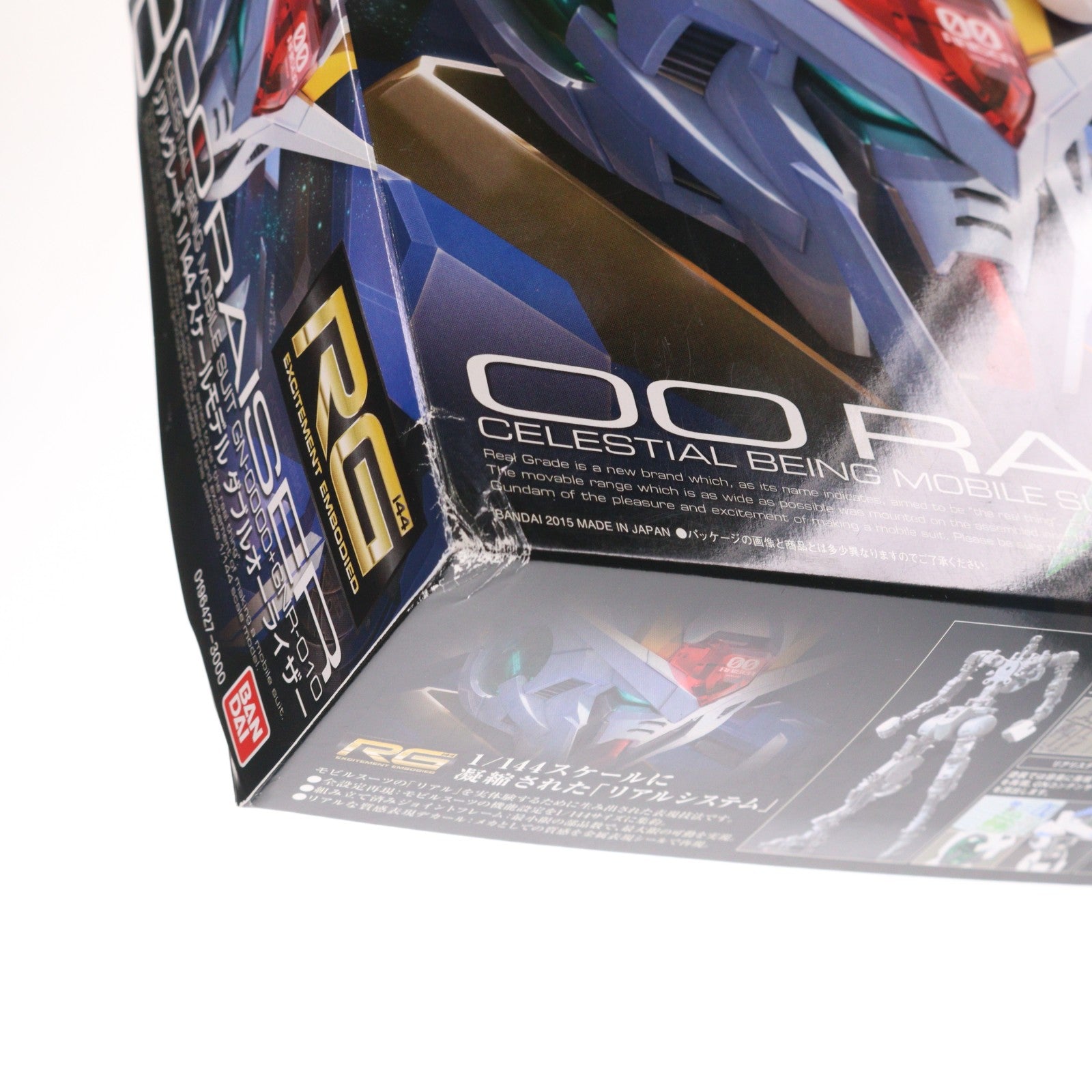 【中古即納】[PTM] RG 1/144 GN-0000+GNR-010 ダブルオーライザー 機動戦士ガンダム00(ダブルオー) プラモデル(0196427) バンダイ(20171118)
