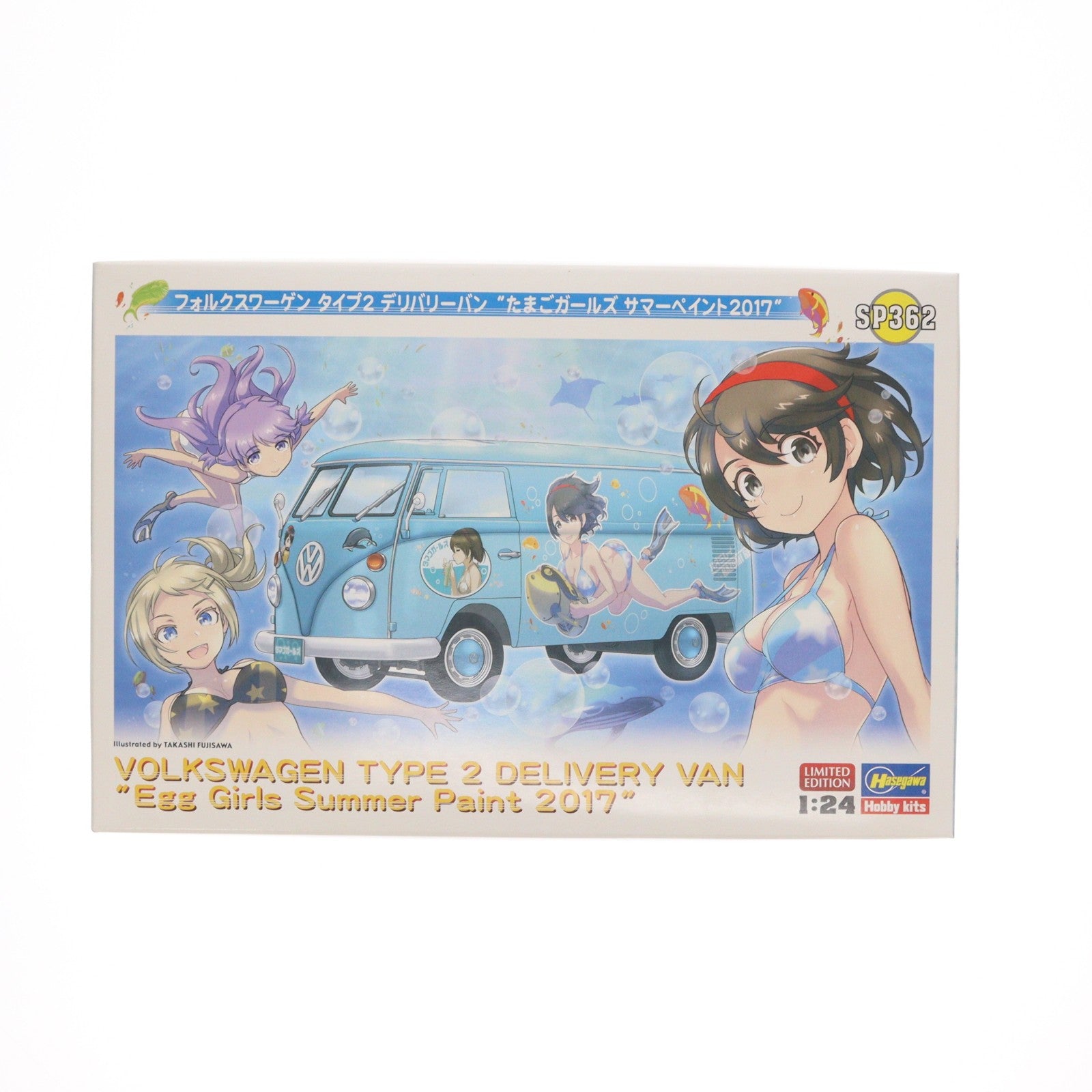 【中古即納】[PTM] 1/24 フォルクスワーゲン タイプ2 デリバリーバン たまごガールズ サマーペイント 2017 プラモデル(SP362) ハセガワ(20170715)