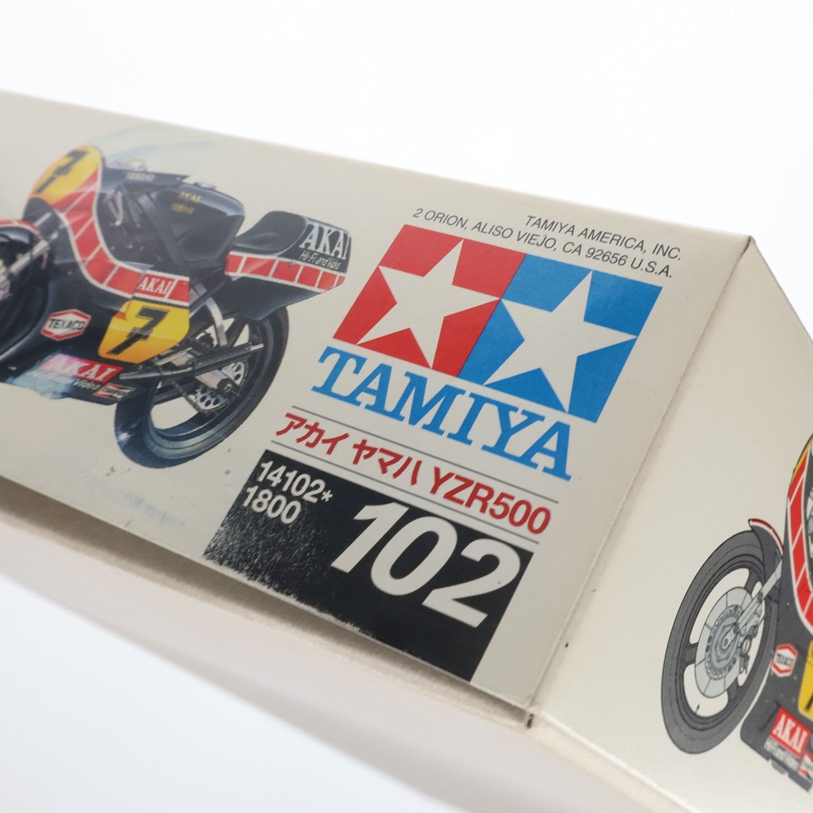 【中古即納】[PTM] オートバイシリーズ No.102 1/12 アカイ ヤマハ YZR500 プラモデル(14102) タミヤ(20060225)