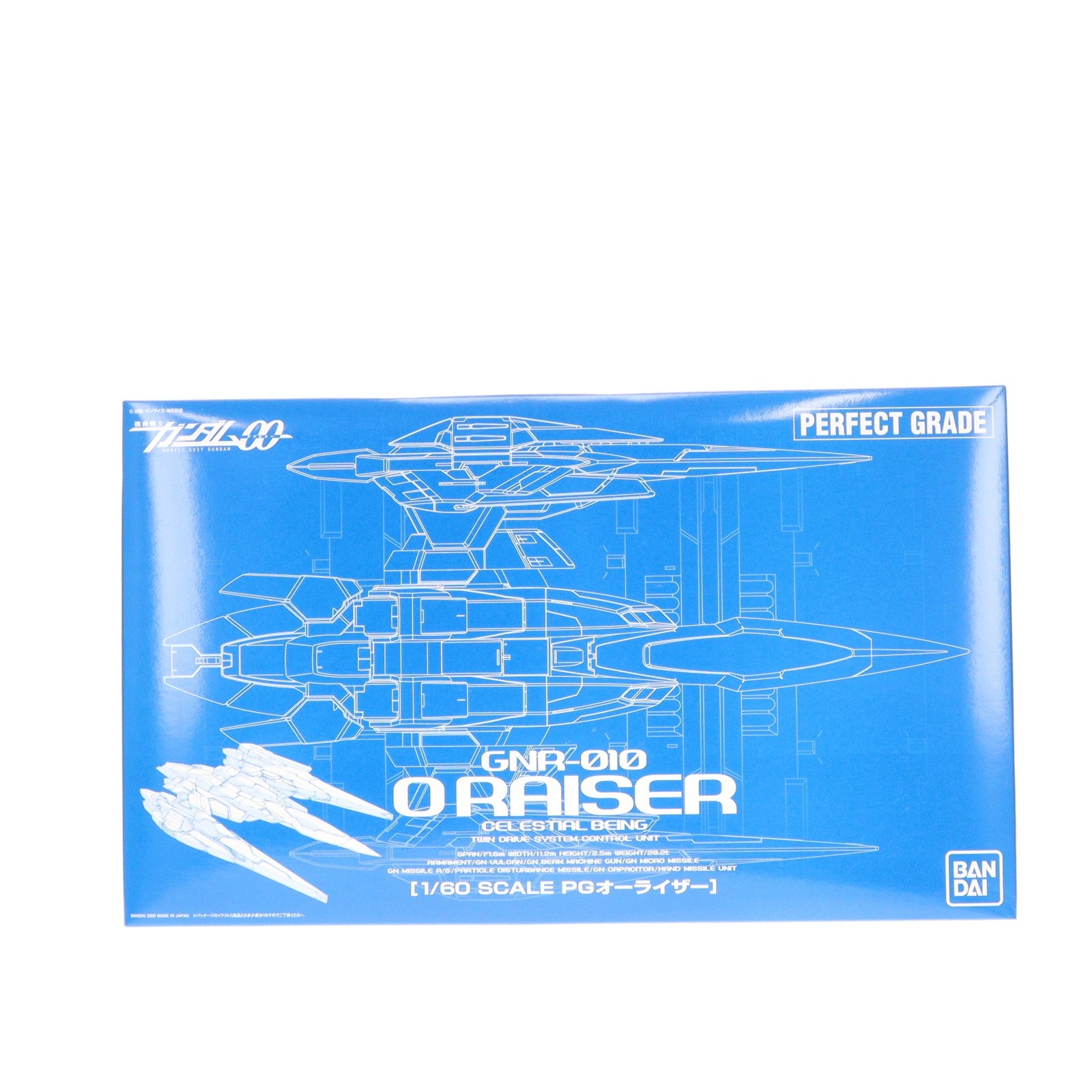 【中古即納】[PTM] PG 1/60 GN-0000+GNR-010 ダブルオーライザー 機動戦士ガンダム00(ダブルオー) プラモデル(0161016) バンダイ(20091128)