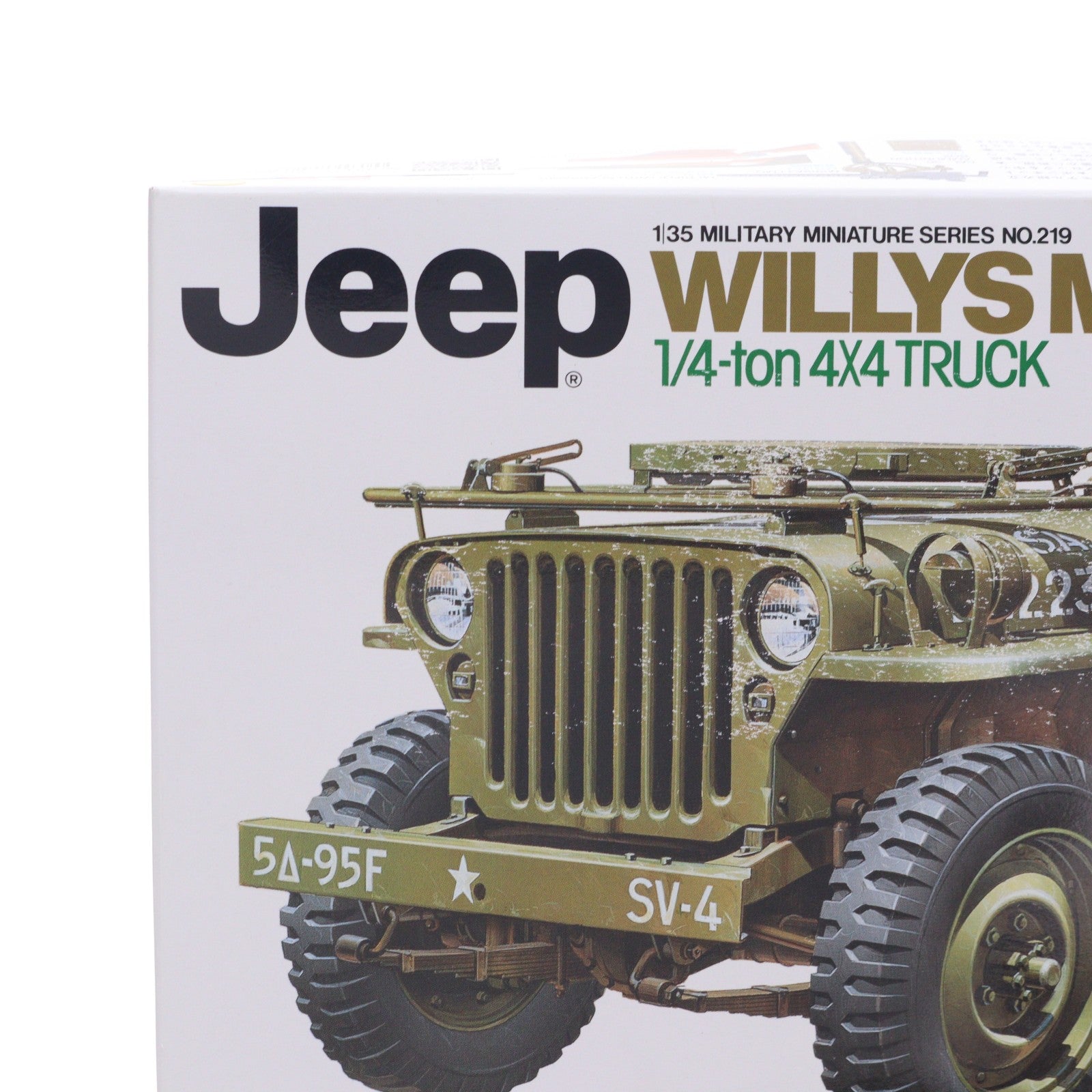 【中古即納】[PTM] ミリタリーミニチュアシリーズ No.219 1/35 MM U.S.ジープ・ウイリスMB プラモデル(35219) タミヤ(20111007)