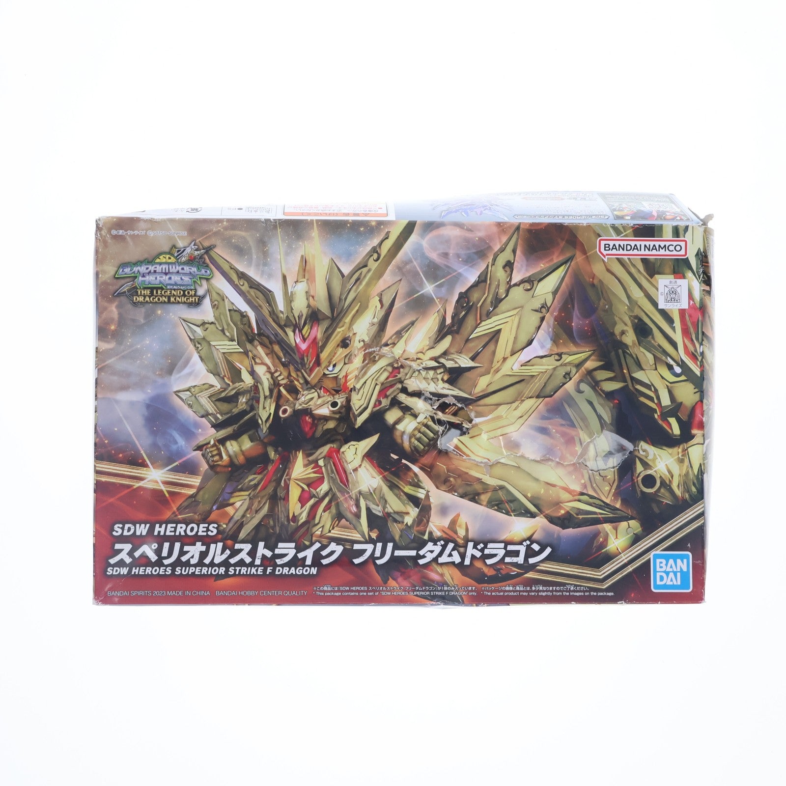 【中古即納】[PTM] (再販) SDW HEROES スペリオルストライク フリーダムドラゴン SDガンダムワールド ヒーローズ プラモデル(5064016) バンダイスピリッツ(20240928)