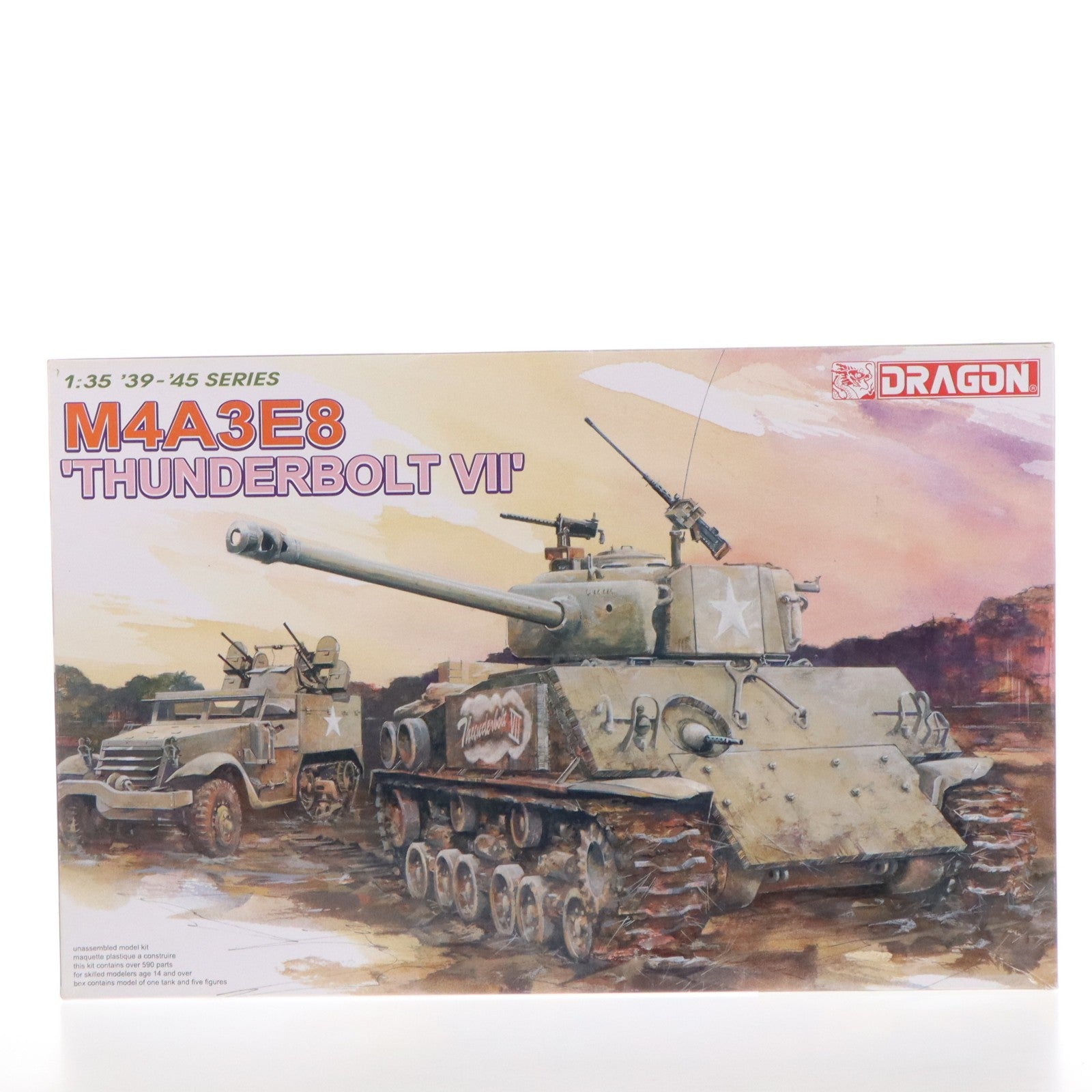【中古即納】[PTM] 1/35 WW.II アメリカ陸軍 重戦車 M4A3E8 シャーマン イージーエイト サンダーボルトVII プラモデル(DR6183) DRAGON(ドラゴン)(20060831)