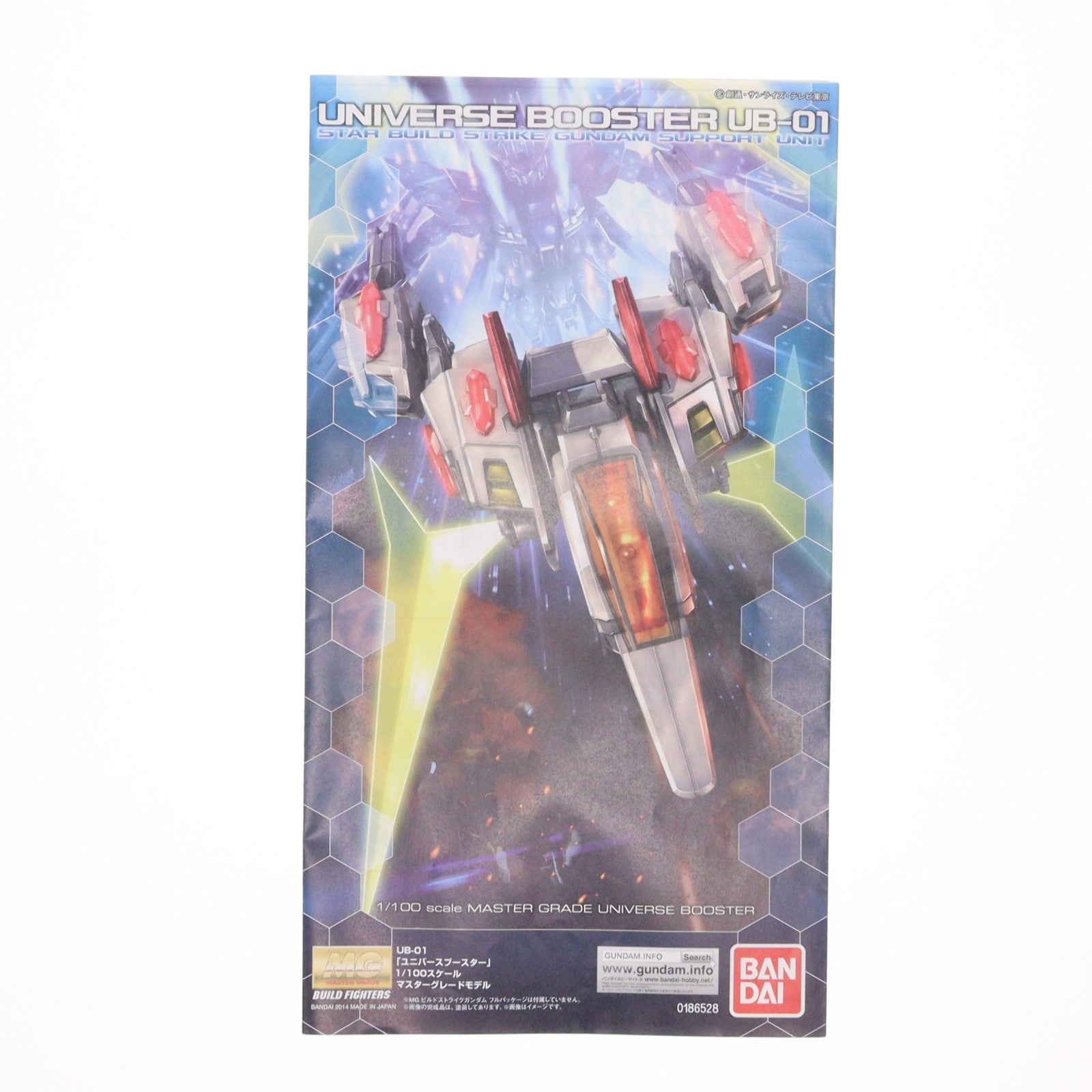 【中古即納】[PTM] MG 1/100 UB-01 ユニバースブースター ガンダムビルドファイターズ プラモデル(0186528) バンダイ(20140315)