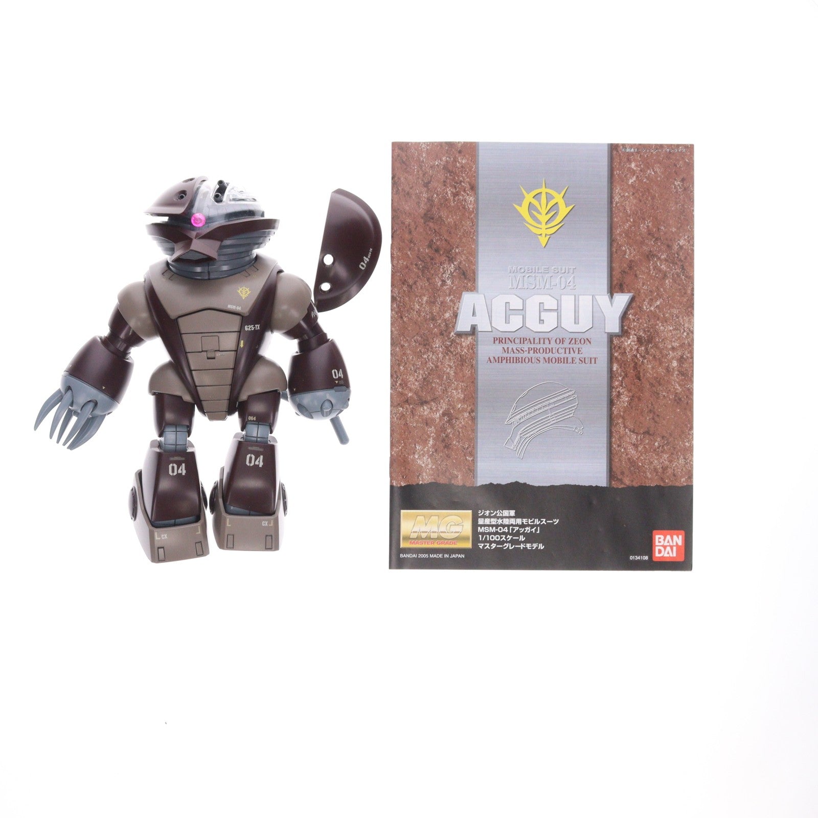 【中古即納】[PTM] MG 1/100 MSM-04 アッガイ 機動戦士ガンダム プラモデル(0134108) バンダイ(20050731)
