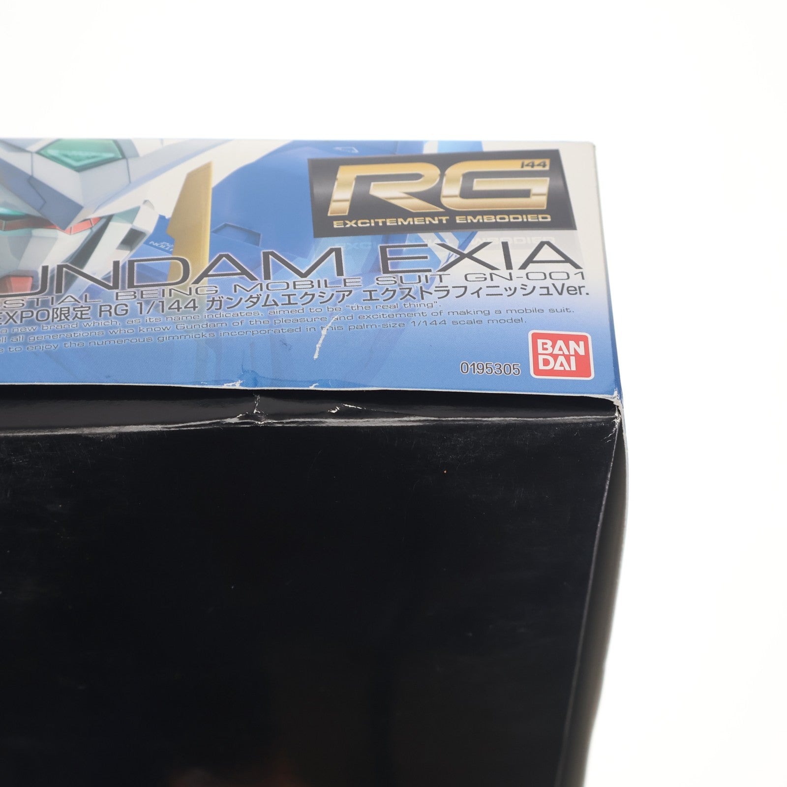 【中古即納】[PTM] ガンプラEXPO限定 RG 1/144 GN-001 ガンダムエクシア エクストラフィニッシュVer. 機動戦士ガンダム00(ダブルオー) プラモデル(0195305) バンダイ(20141121)