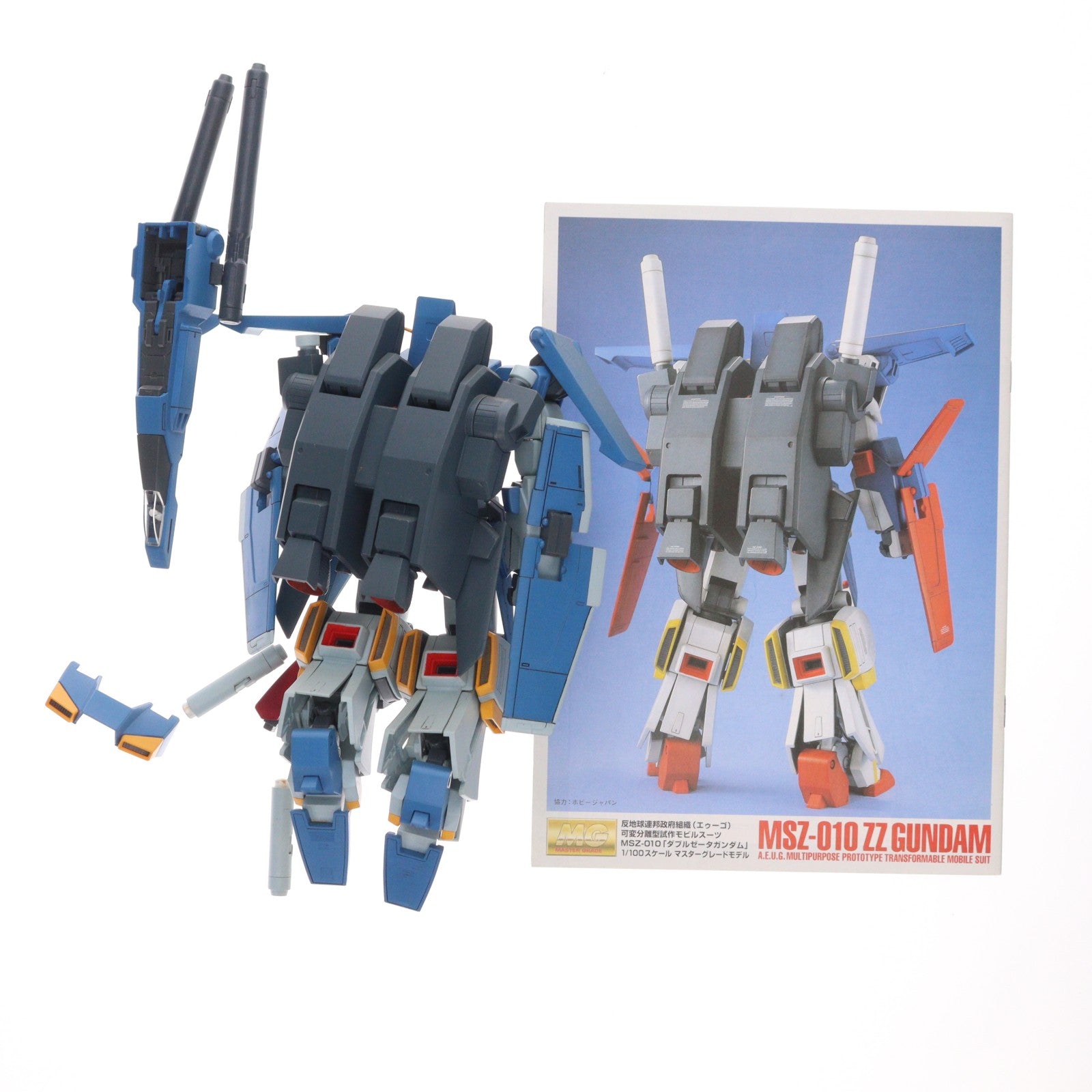 【中古即納】[PTM] MG 1/100 MSZ-010 ダブルゼータガンダム 機動戦士ガンダムZZ(ダブルゼータ) プラモデル(0071690) バンダイ(20131019)