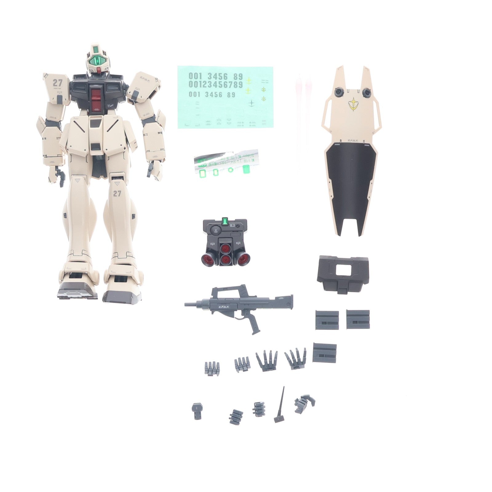 【中古即納】[PTM] MG 1/100 RGM-79G ジム・コマンド(コロニー戦仕様) 機動戦士ガンダム0080 ポケットの中の戦争 プラモデル バンダイ(20171227)