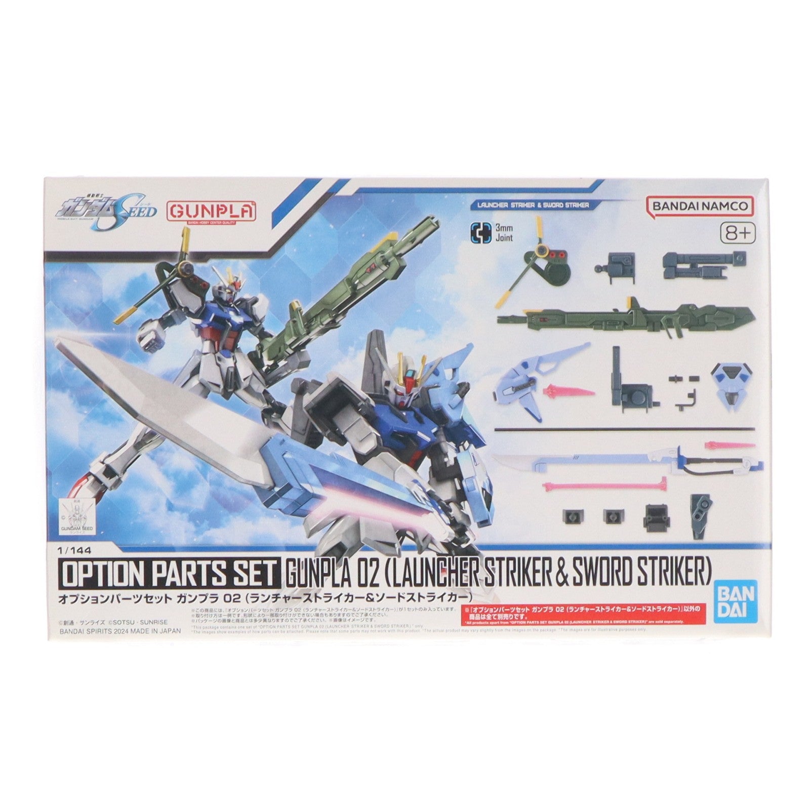 【中古即納】[PTM] (再販) オプションパーツセット ガンプラ 02(ランチャーストライカー&ソードストライカー) 機動戦士ガンダムSEED(シード) プラモデル用アクセサリ(5066693) バンダイスピリッツ(20240710)
