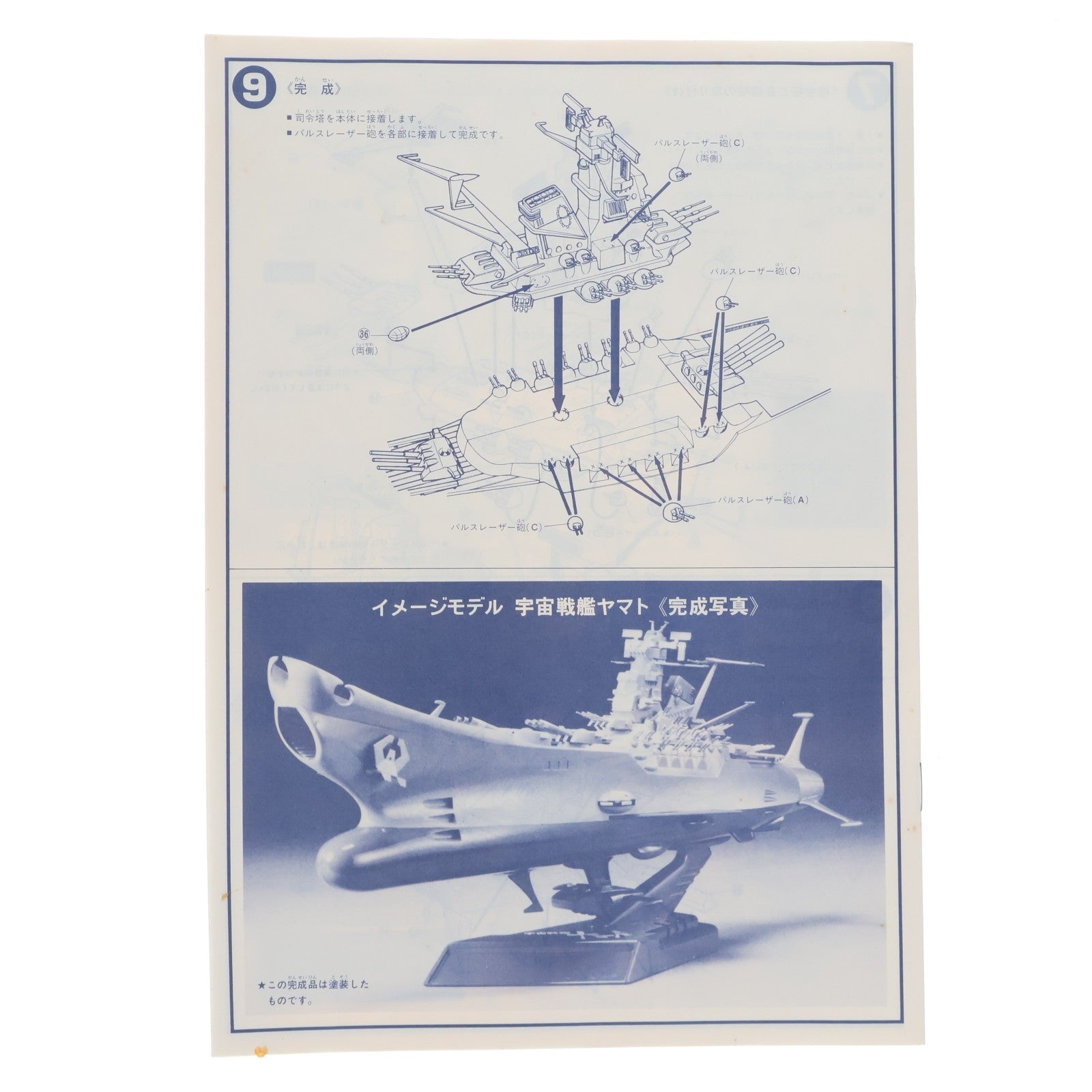 【中古即納】[PTM] イメージモデル 宇宙戦艦ヤマト プラモデル(0045594) バンダイ(20000530)