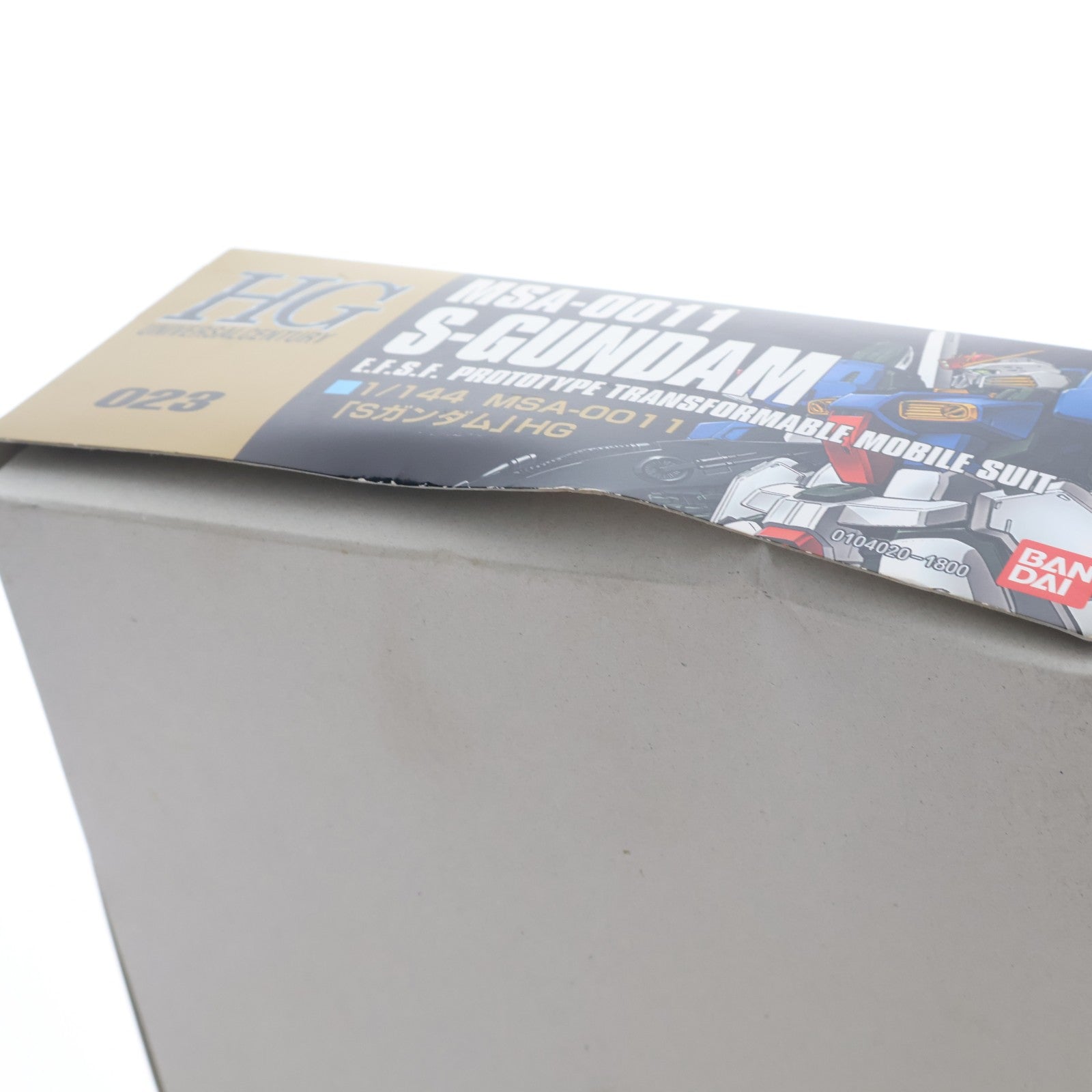 【中古即納】[PTM] HGUC 1/144 MSA-0011 Sガンダム ガンダム・センチネル プラモデル バンダイ(20010831)