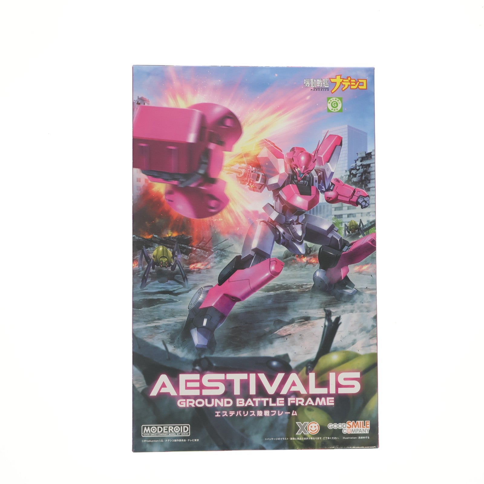 【中古即納】[PTM] MODEROID(モデロイド) エステバリス陸戦フレーム 機動戦艦ナデシコ プラモデル グッドスマイルカンパニー(20230524)