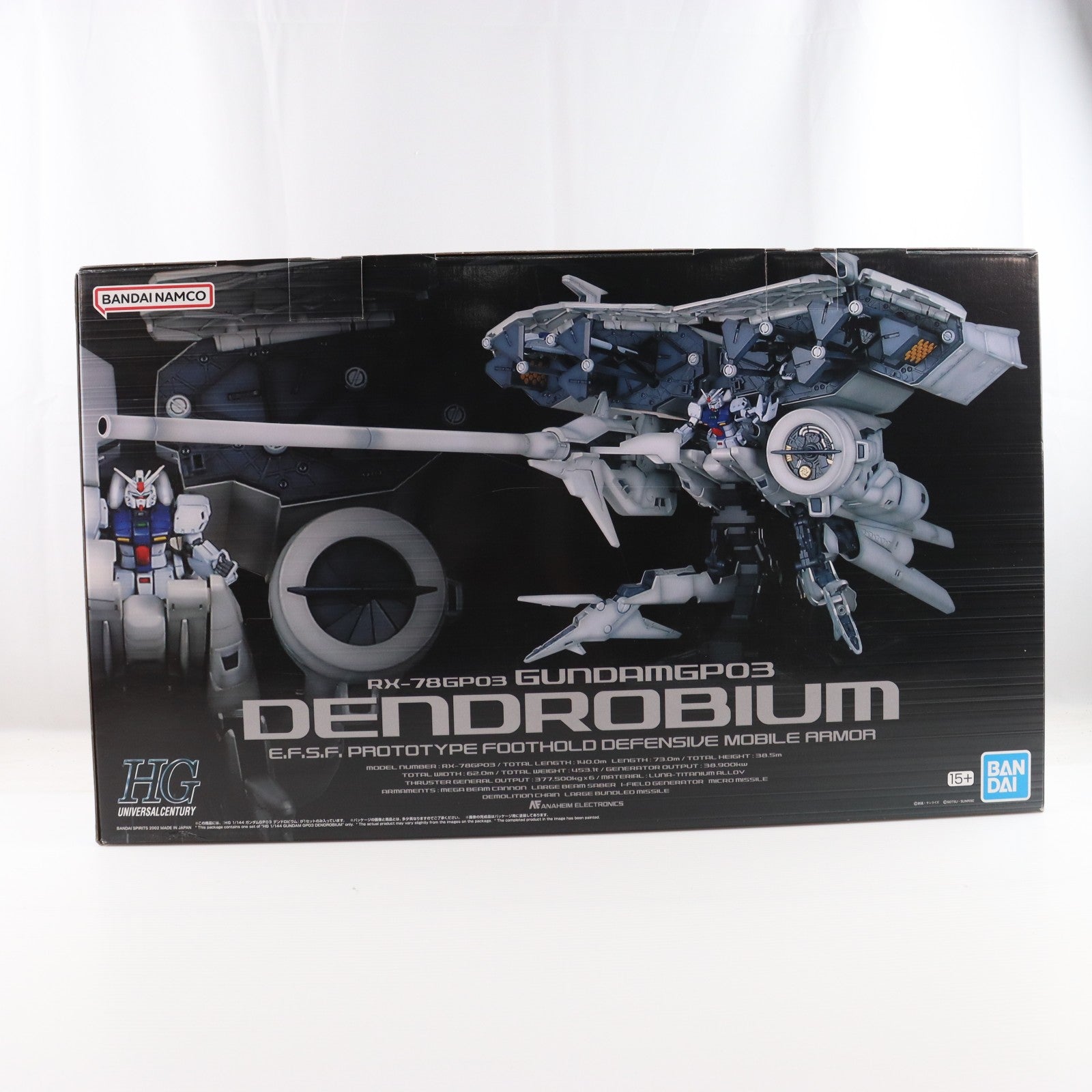 【中古即納】[PTM] HGUC 1/144 RX-78GP03 デンドロビウム 機動戦士ガンダム0083 STARDUST MEMORY(スターダストメモリー) プラモデル(5066134) バンダイスピリッツ(20231215)