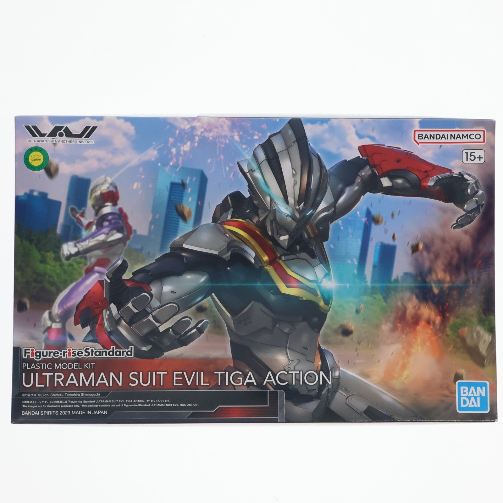 【中古即納】[PTM] Figure-rise Standard(フィギュアライズ スタンダード) 1/12 ULTRAMAN SUIT EVIL TIGA -ACTION- ULTRAMAN(ウルトラマン) プラモデル(5065326) バンダイスピリッツ(20230610)