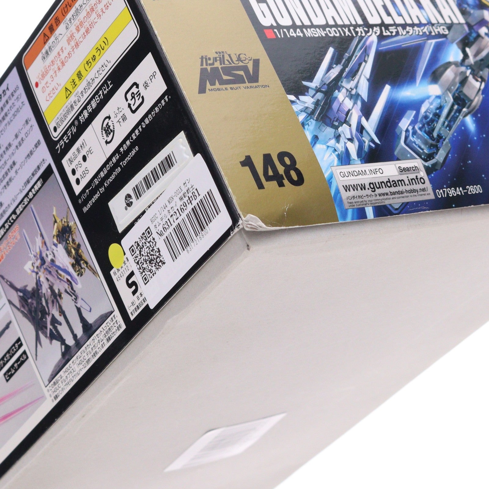 【中古即納】[PTM] HGUC 1/144 MSN-001X ガンダムデルタカイ 機動戦士ガンダムUC(ユニコーン) MSV プラモデル(0179641) バンダイ(20180201)