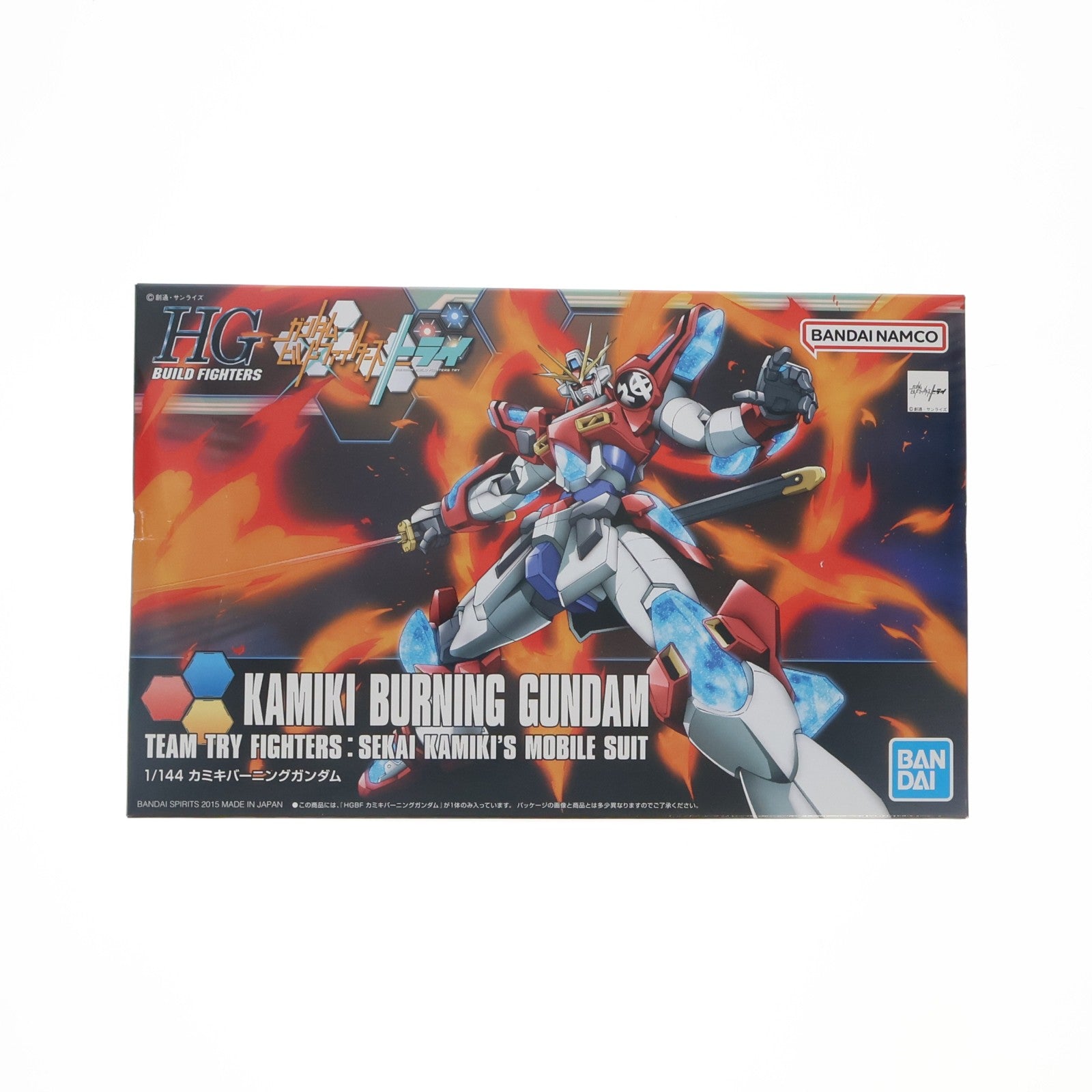 【中古即納】[PTM] (再販) HGBF 1/144 KMK-B01 カミキバーニングガンダム ガンダムビルドファイターズトライ プラモデル(5057721) バンダイスピリッツ(20250430)