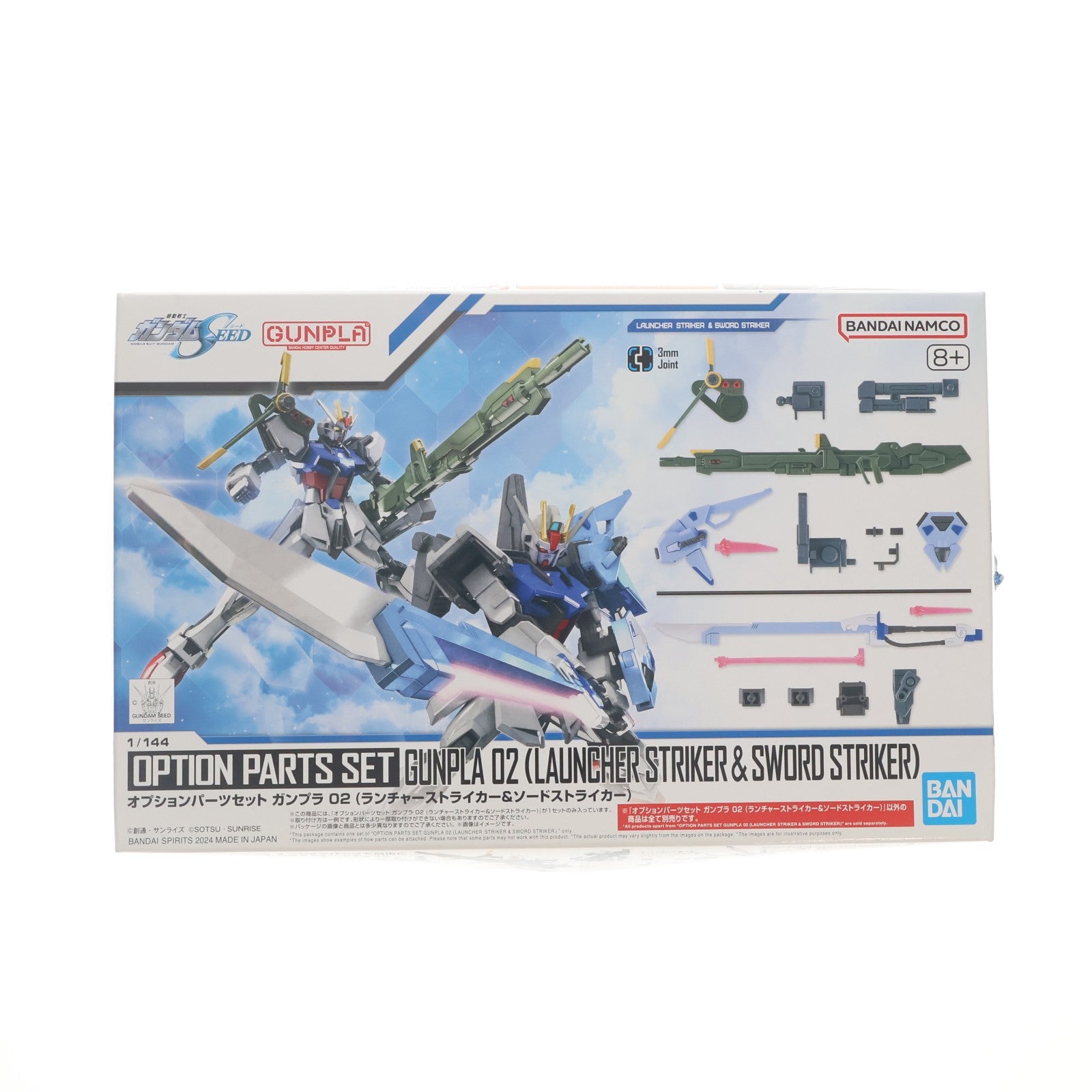 【中古即納】[PTM] (再販) オプションパーツセット ガンプラ 02(ランチャーストライカー&ソードストライカー) 機動戦士ガンダムSEED(シード) プラモデル用アクセサリ(5066693) バンダイスピリッツ(20240710)