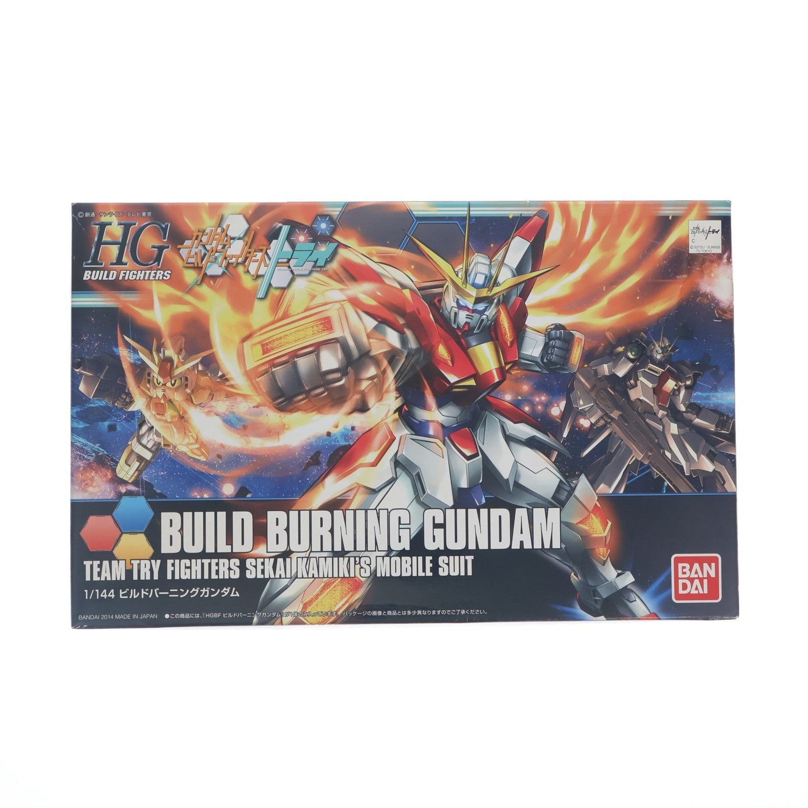 【中古即納】[PTM] HGBF 1/144 ビルドバーニングガンダム ガンダムビルドファイターズトライ プラモデル バンダイ(20141011)