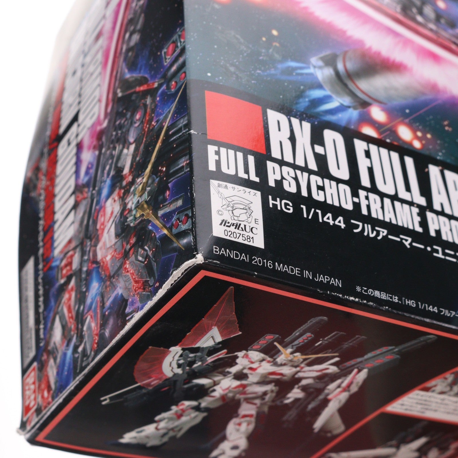 【中古即納】[PTM] HGUC 1/144 フルアーマー・ユニコーンガンダム(デストロイモード/レッドカラーVer.) 機動戦士ガンダムUC プラモデル(0207581) バンダイ(20181115)