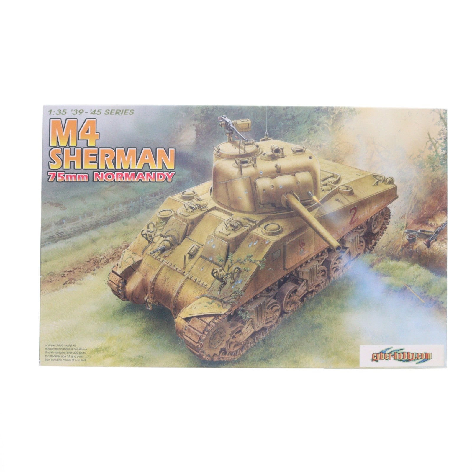 【中古即納】[PTM] '39-'45 SERIES 1/35 M4シャーマン中戦車 75mm砲搭載型 ノルマンディ上陸作戦 プラモデル(6511) サイバーホビー/DRAGON(ドラゴン)(20090228)