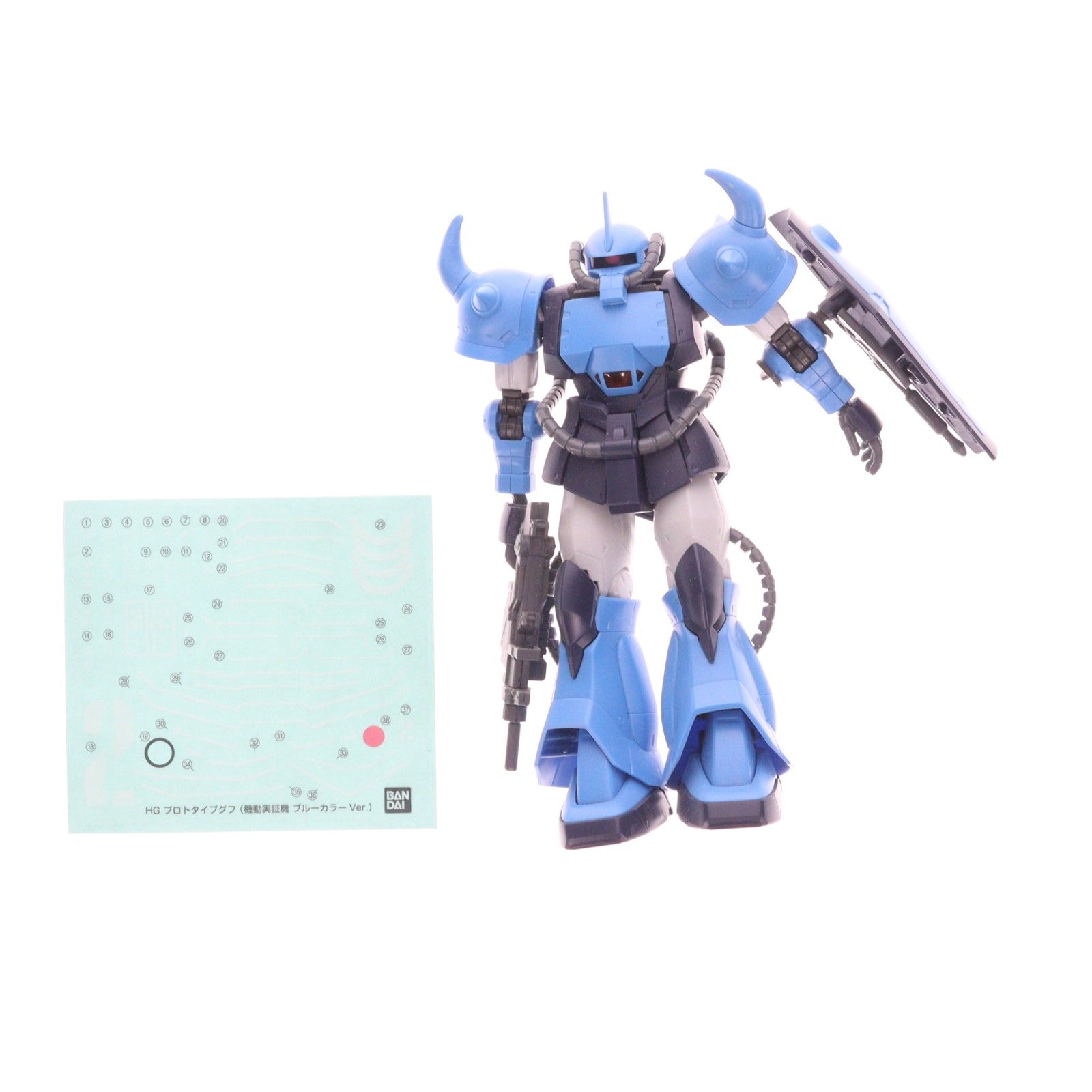 【中古即納】[PTM] プレミアムバンダイ限定 HG 1/144 YMS-07A-0 プロトタイプグフ(機動実証機 ブルーカラーVer.) 機動戦士ガンダム THE ORIGIN MSD プラモデル(0202755) バンダイ(20160131)