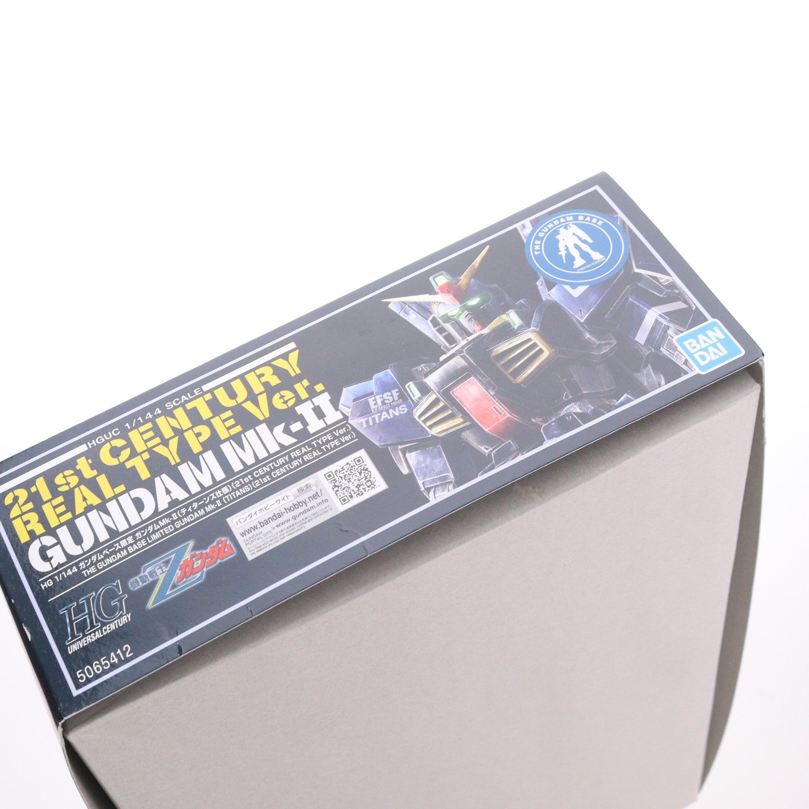 【中古即納】[PTM] ガンダムベース限定 HGUC 1/144 RX-178 ガンダムMk-II(ティターンズ仕様)(21st CENTURY REAL TYPE Ver.) 機動戦士Zガンダム プラモデル(5065412) バンダイスピリッツ(20231222)