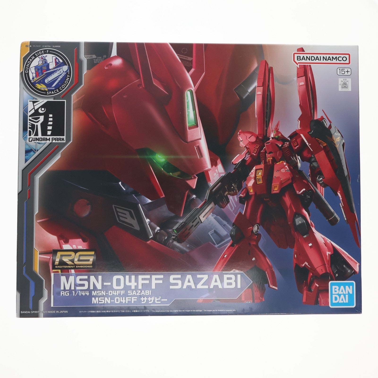 【中古即納】[PTM] GUNDAM SIDE-F限定 RG 1/144 MSN-04FF サザビー 機動戦士ガンダム 逆襲のシャア プラモデル(5065386) バンダイスピリッツ(20230422)