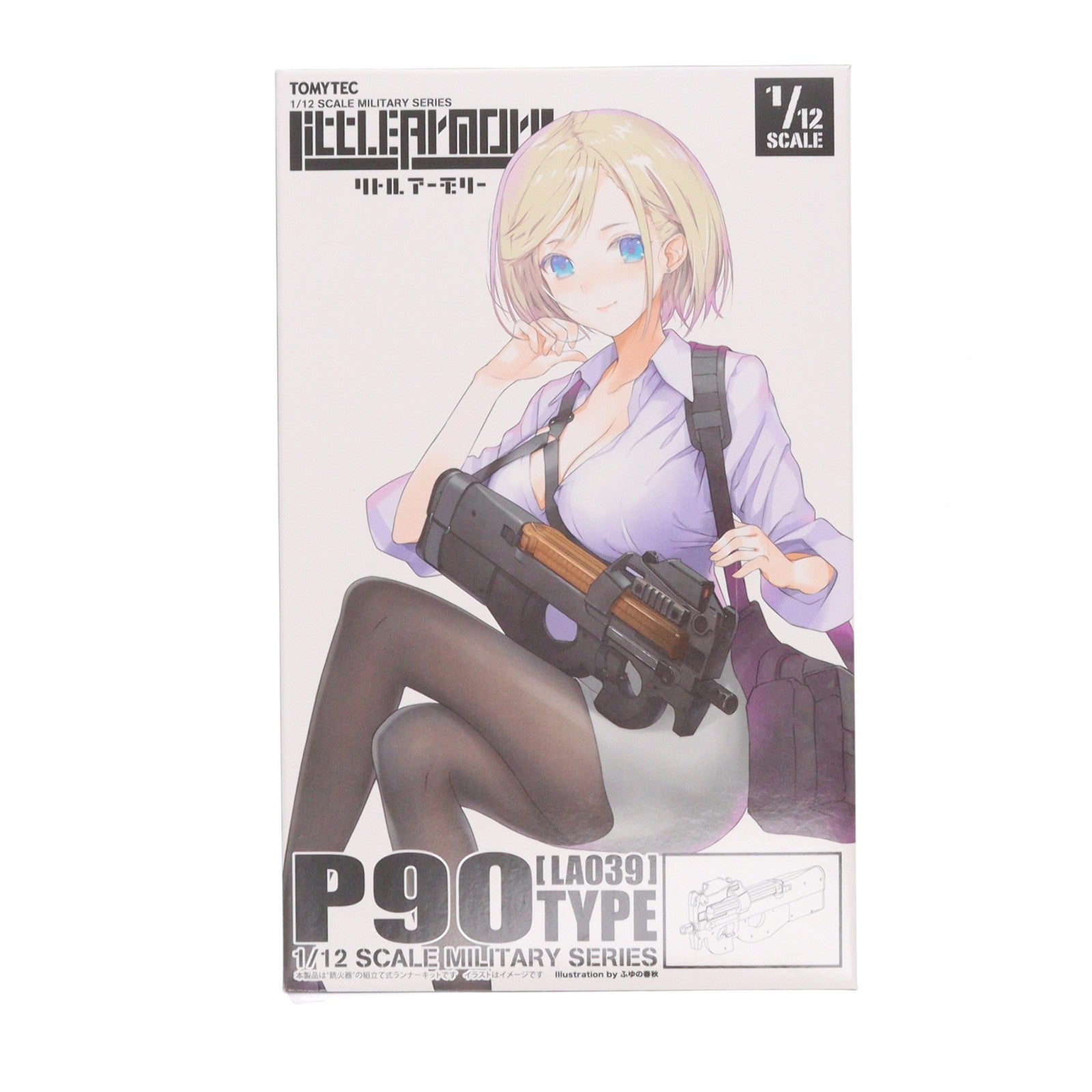 【中古即納】[PTM] (再販) LittleArmory(リトルアーモリー)LA039 1/12 P90タイプ プラモデル(288374) TOMYTEC(トミーテック)(20250430)