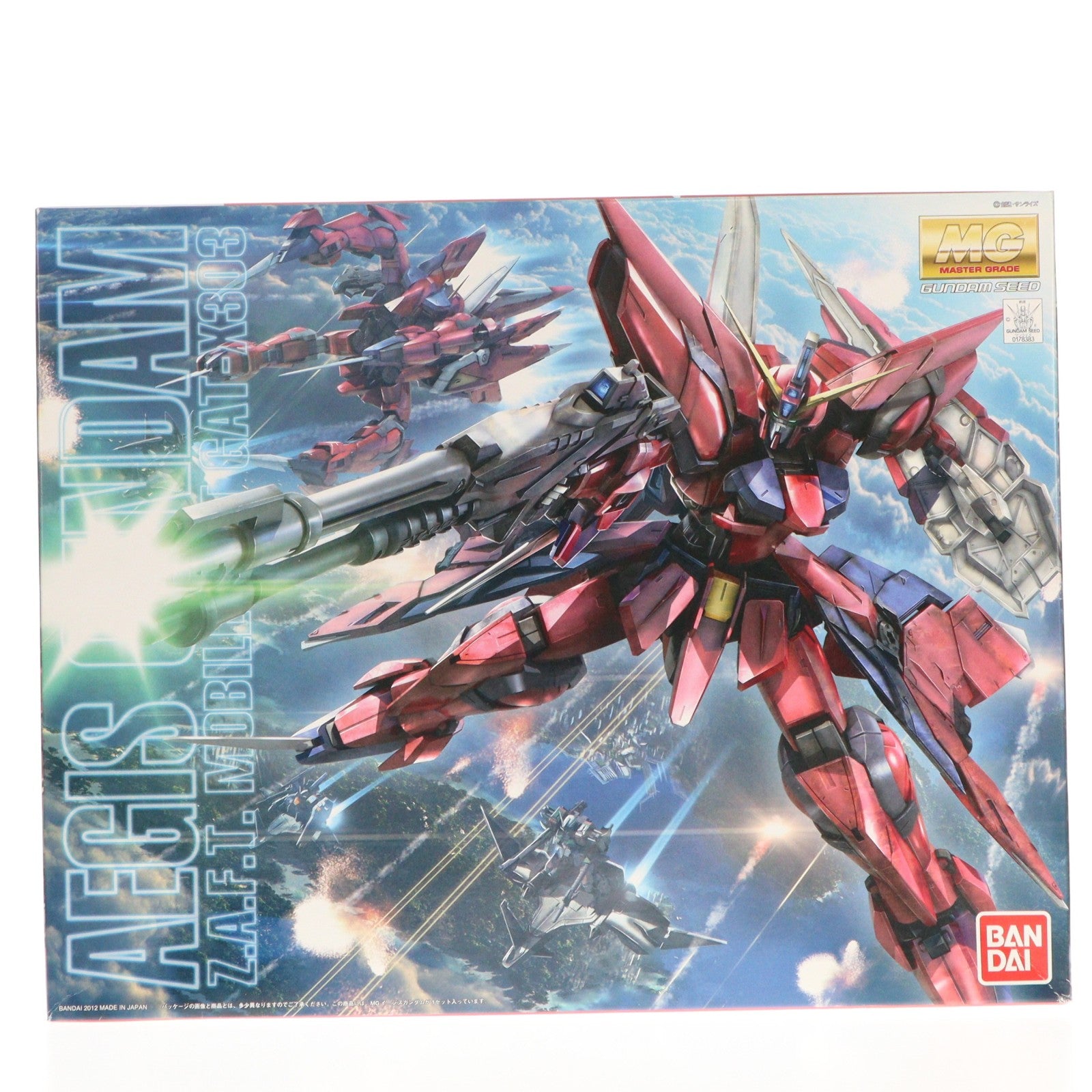 【中古即納】[PTM] MG 1/100 GAT-X303 イージスガンダム 機動戦士ガンダムSEED(シード) プラモデル(0178383) バンダイ(20121027)