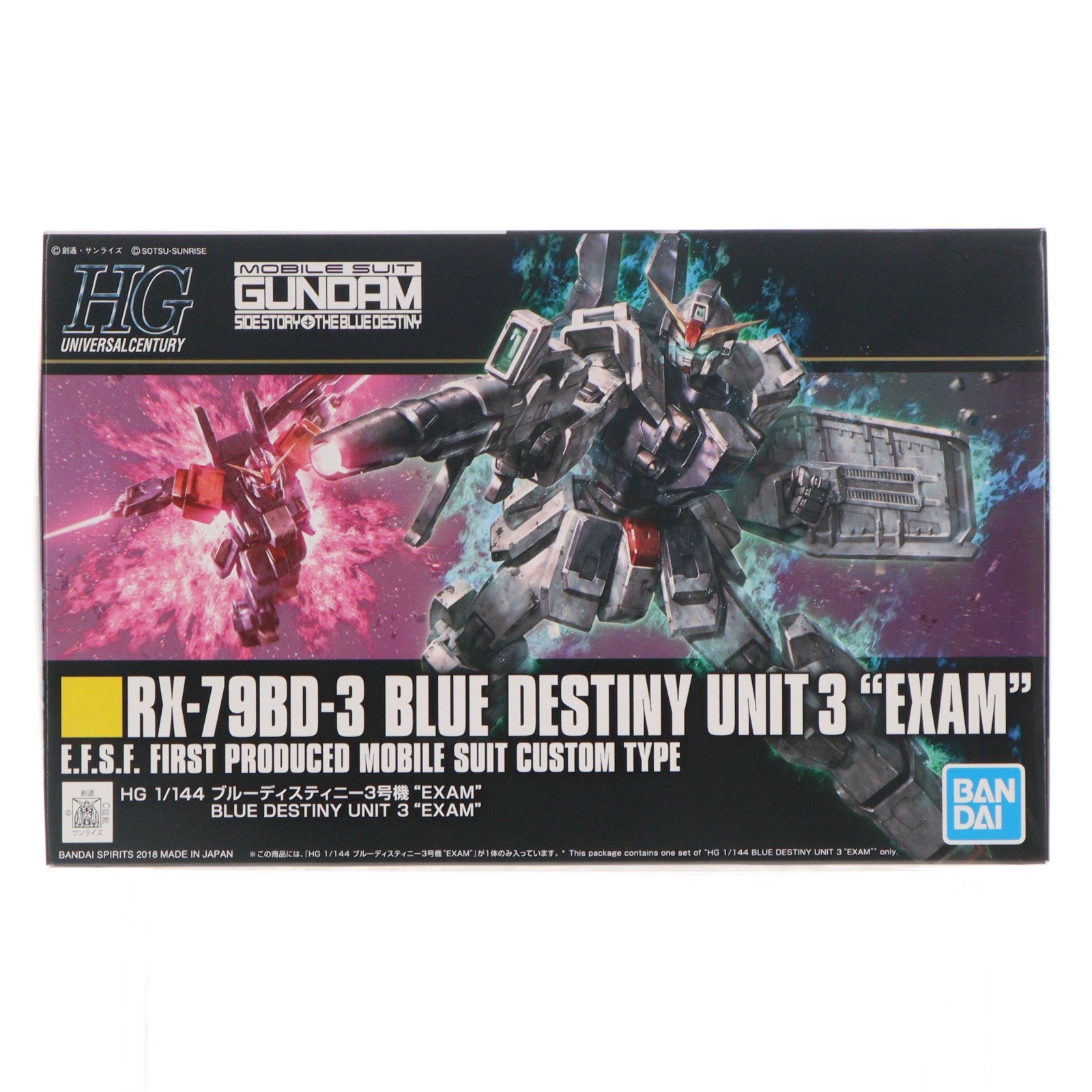 【中古即納】[PTM] (再販) HGUC 1/144 RX-79BD-3 ブルーディスティニー3号機 EXAM 機動戦士ガンダム外伝 THE BLUE DESTINY(ザ ブルー ディスティニー) プラモデル(5060959) バンダイスピリッツ(20240714)