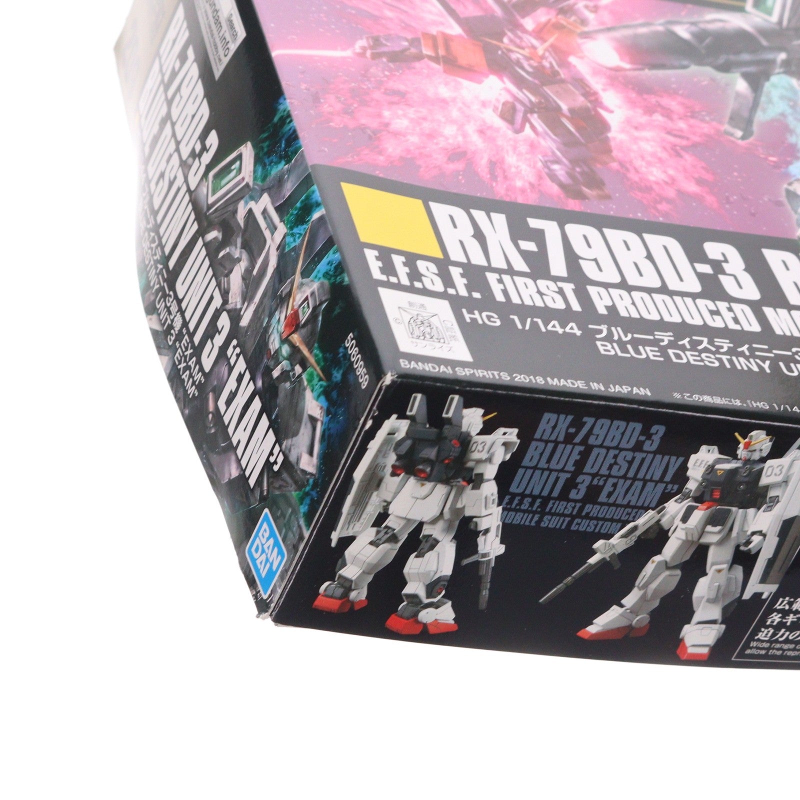【中古即納】[PTM] (再販) HGUC 1/144 RX-79BD-3 ブルーディスティニー3号機 EXAM 機動戦士ガンダム外伝 THE BLUE DESTINY(ザ ブルー ディスティニー) プラモデル(5060959) バンダイスピリッツ(20240714)