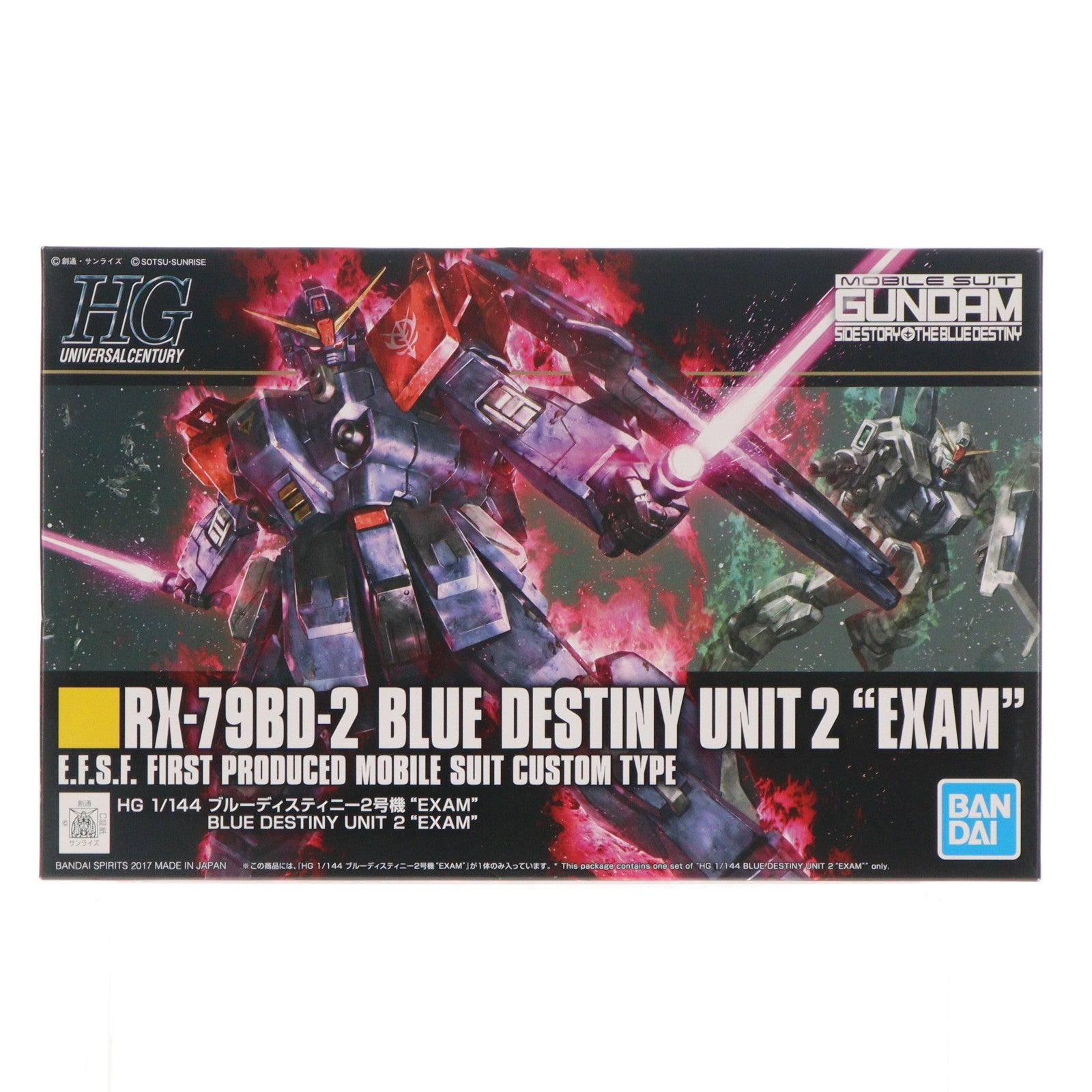 【中古即納】[PTM] (再販) HGUC 1/144 RX-79BD-2 ブルーディスティニー2号機 EXAM 機動戦士ガンダム外伝 THE BLUE DESTINY(ザ ブルー ディスティニー) プラモデル(5061823) バンダイスピリッツ(20240724)