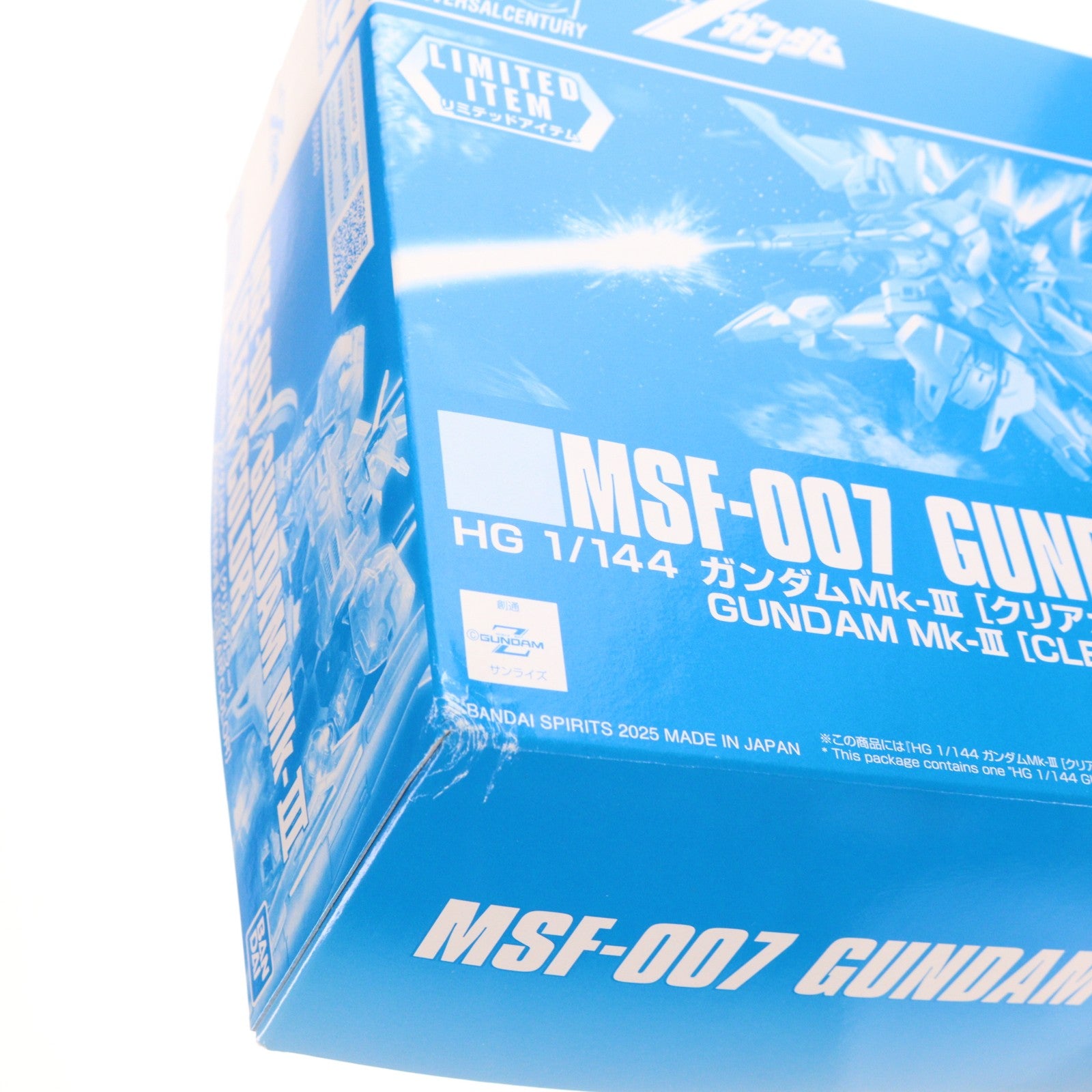 【中古即納】[PTM] イベント限定 HGUC 1/144 MSF-007 ガンダムMk-III[クリアカラー] 機動戦士Zガンダム MSV プラモデル(5064243) バンダイスピリッツ(20250730)