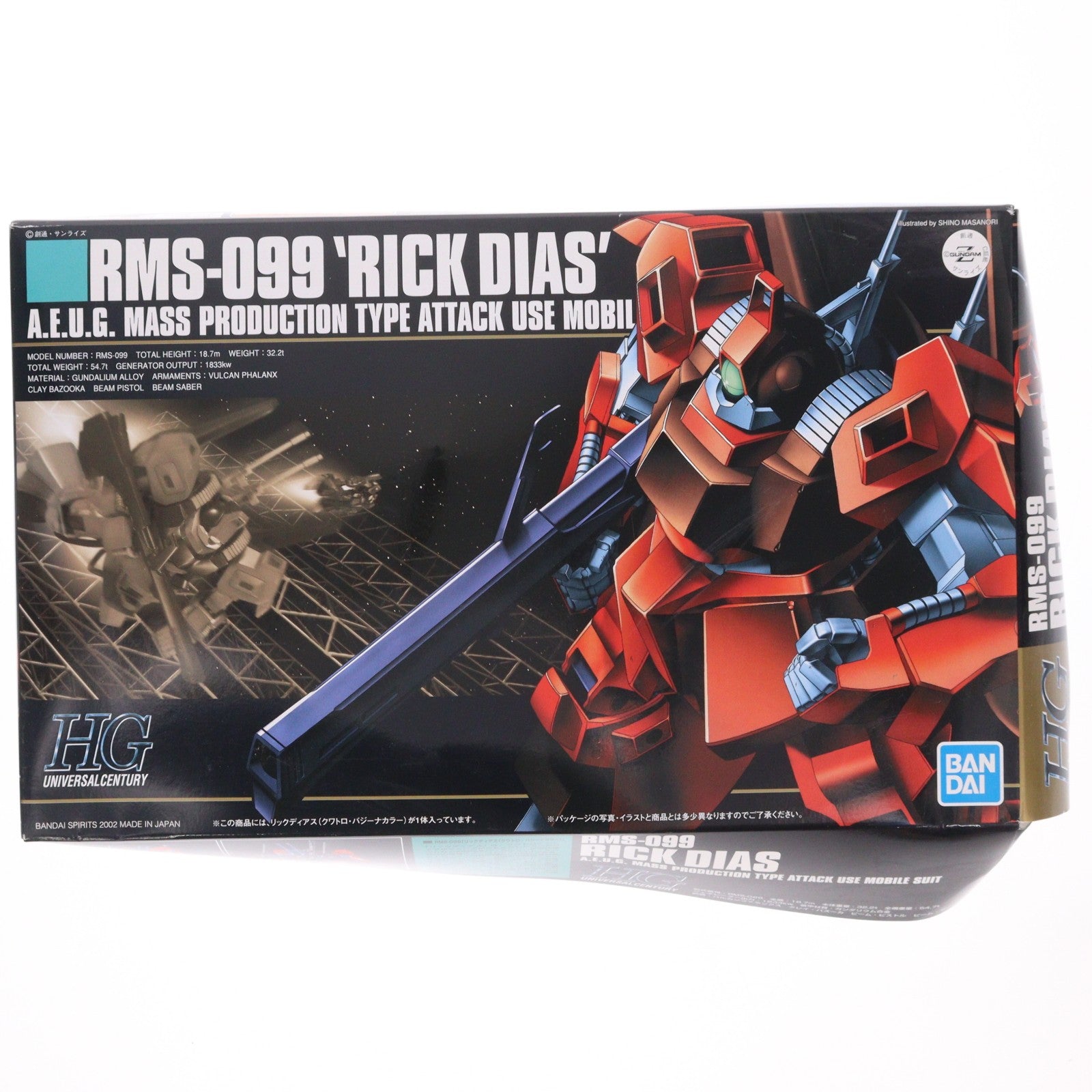 【中古即納】[PTM] HGUC 1/144 RMS-099 リックディアス(クワトロ・バジーナカラー) 機動戦士Zガンダム プラモデル バンダイスピリッツ(20190301)